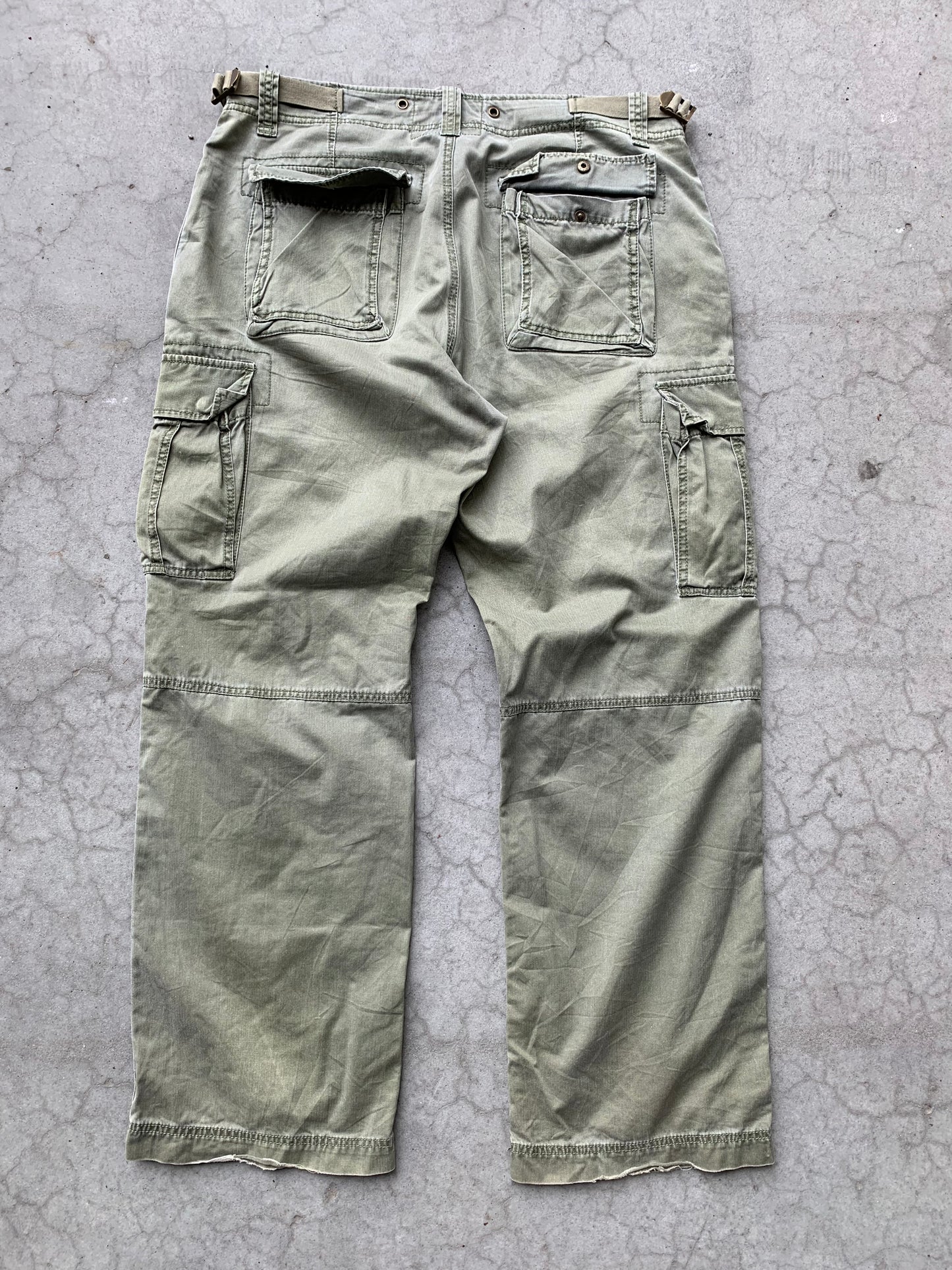 (38”) Vintage Military H2B Surplus Sunfaded Pants