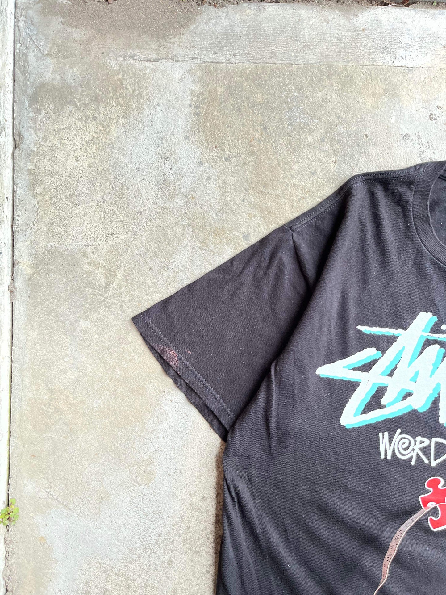 (L) Stussy World Peace Doublesided Tee
