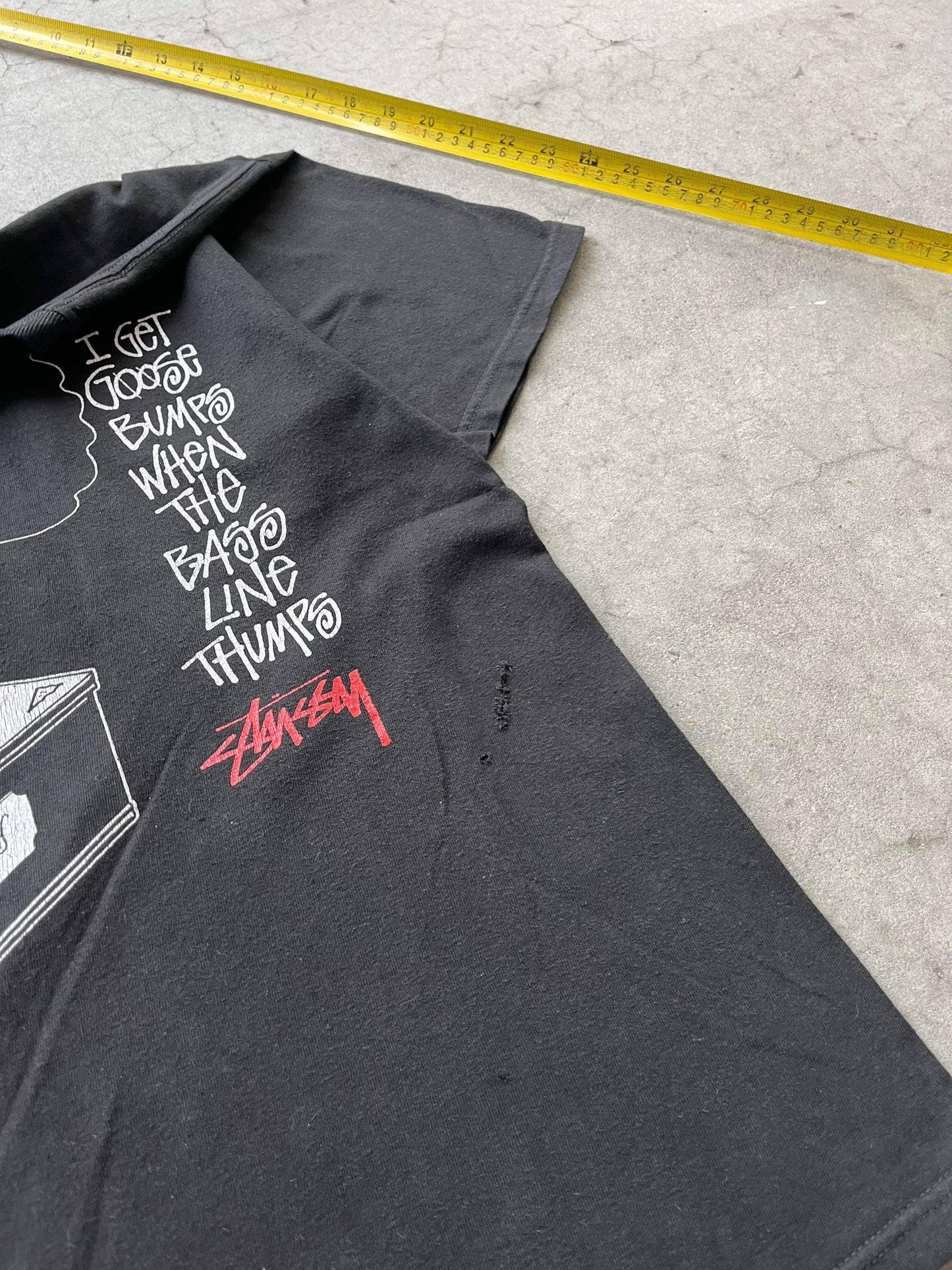 (M/L) Early 00’s Stussy Record Player Tee