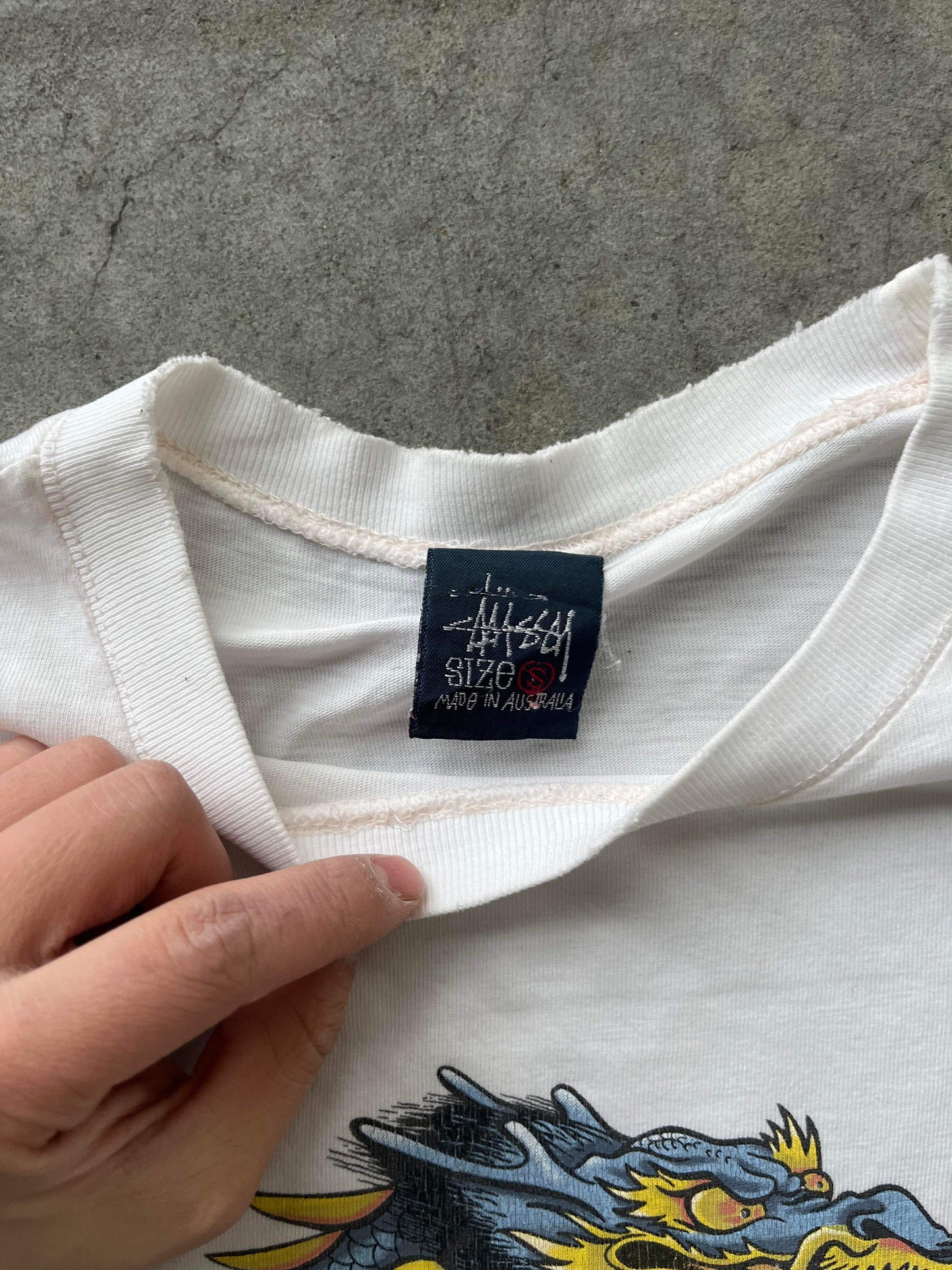 (S/M) 90’s Stussy Dragon Tee