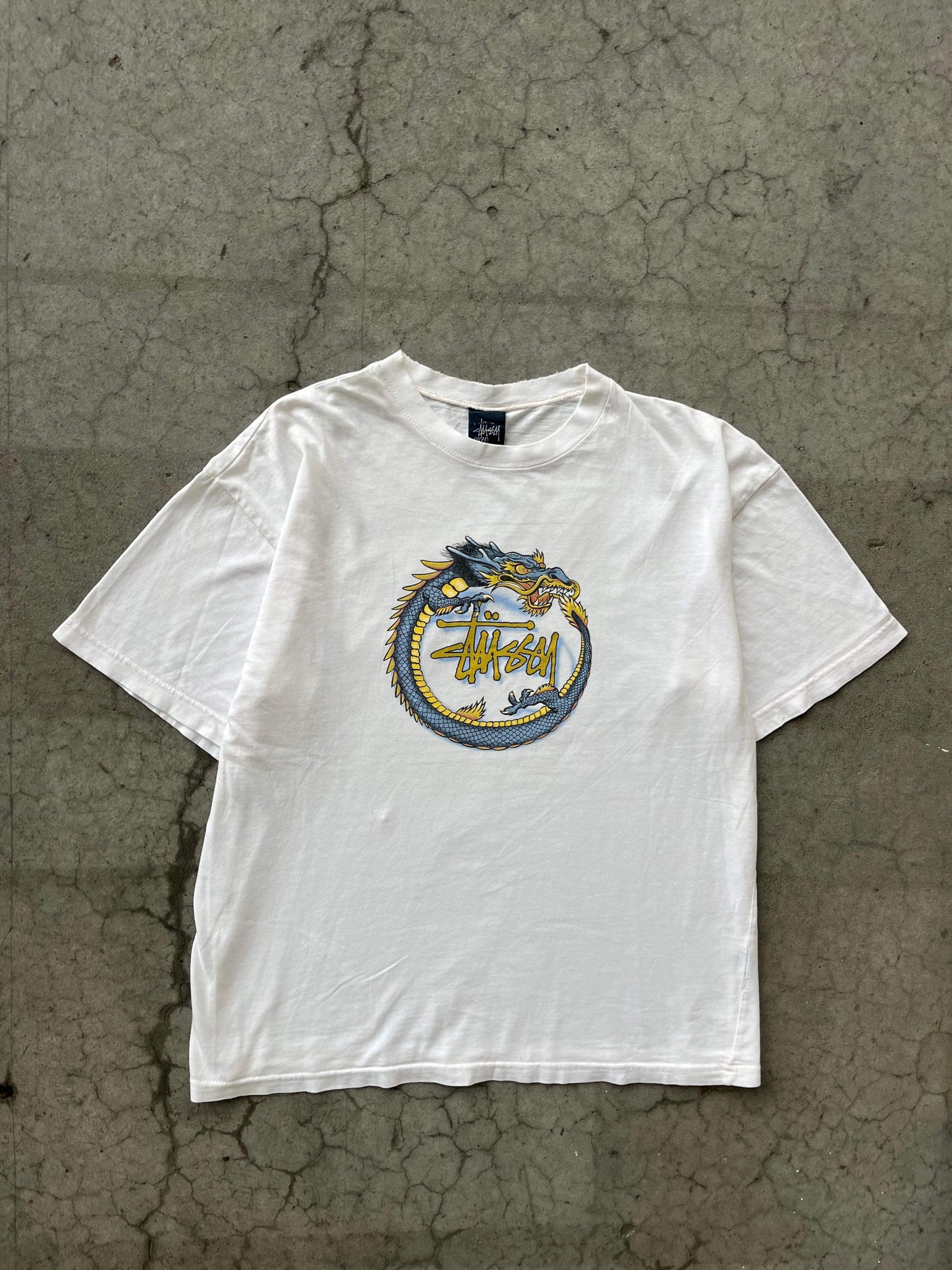 (S/M) 90’s Stussy Dragon Tee