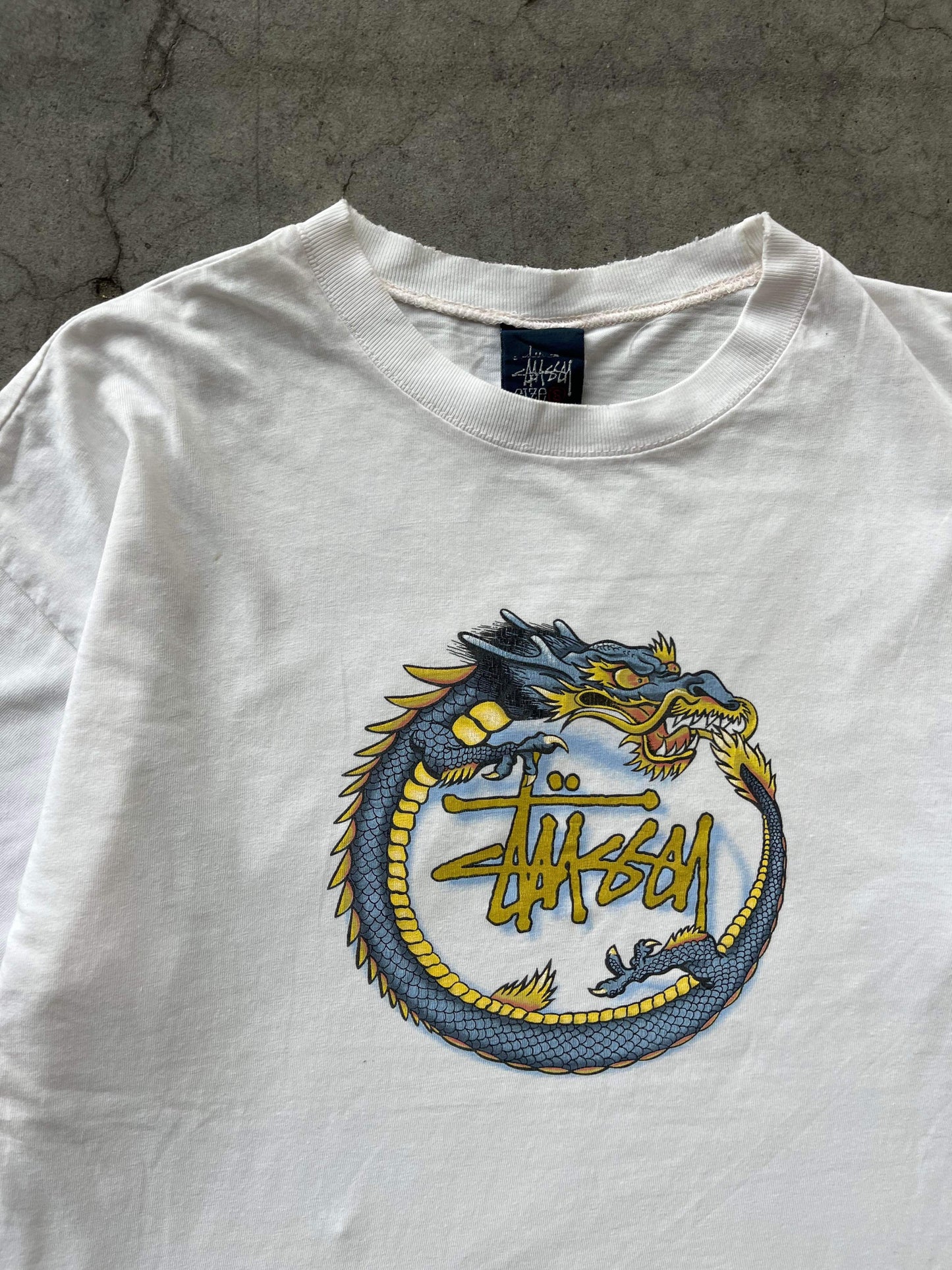 (S/M) 90’s Stussy Dragon Tee
