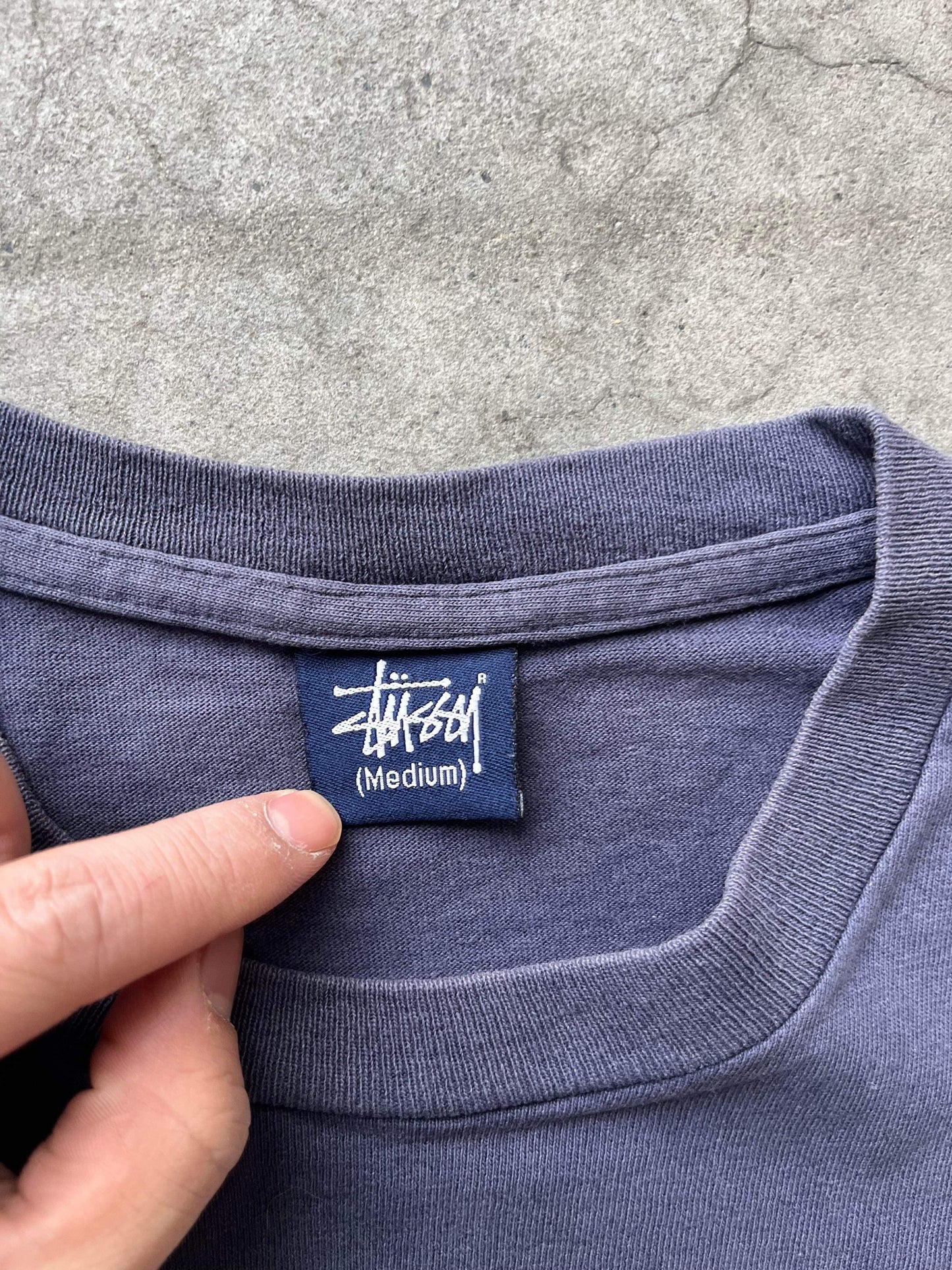 (M) 90’s Stussy Wheel Tee