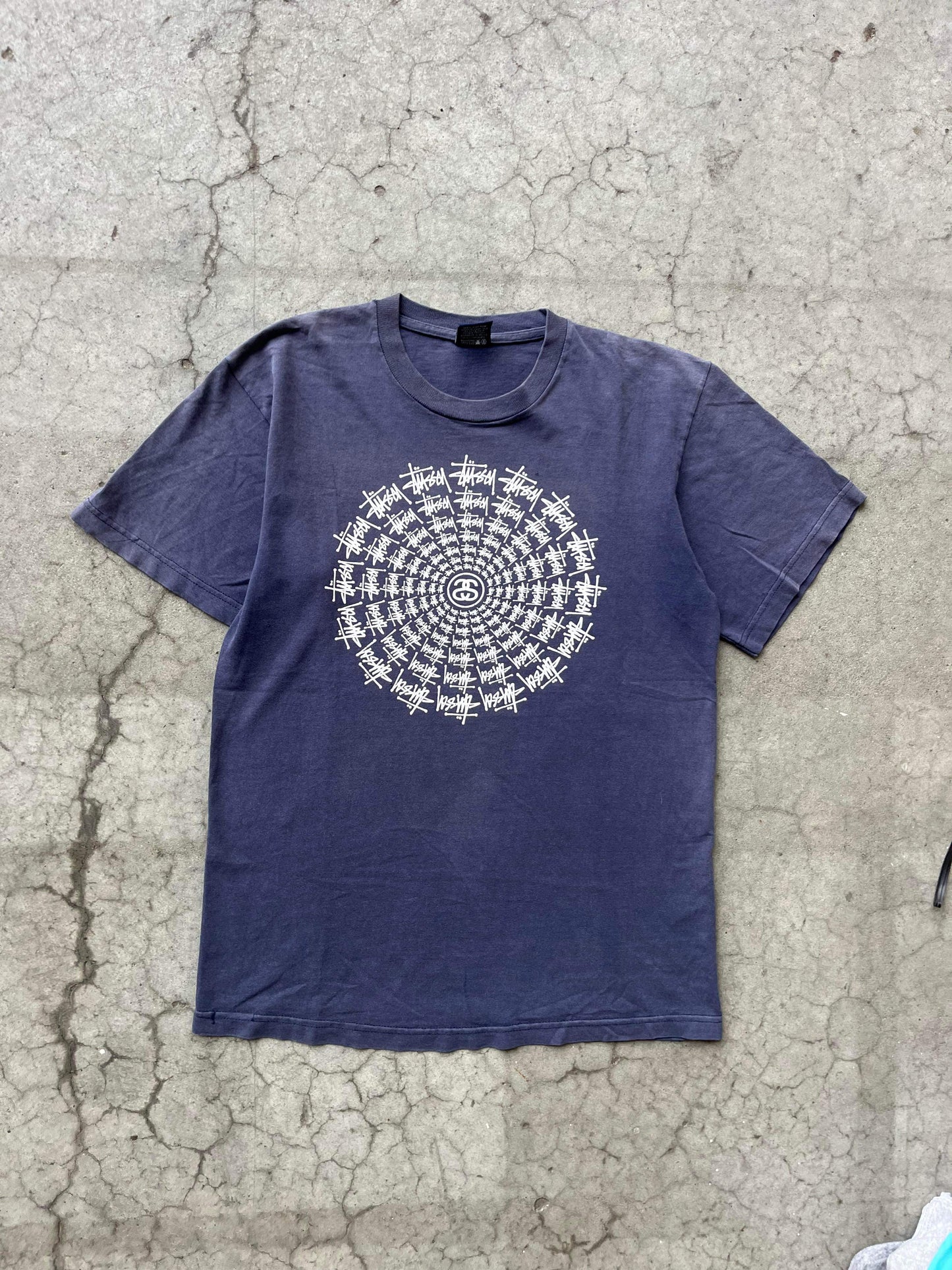 (M) 90’s Stussy Wheel Tee