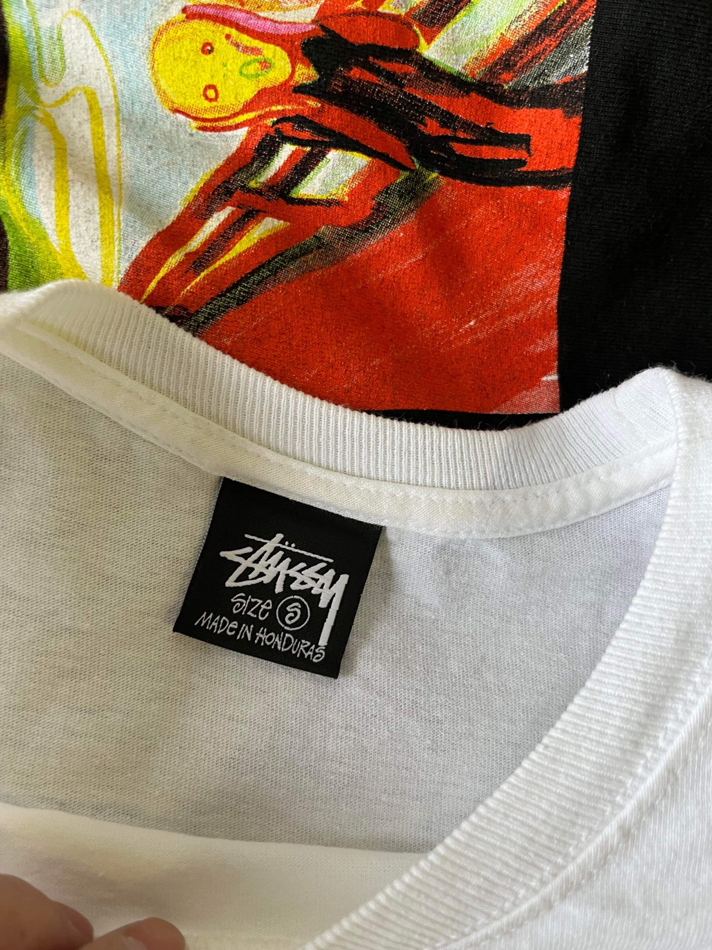 (s/m) Stussy Upside Down Logo