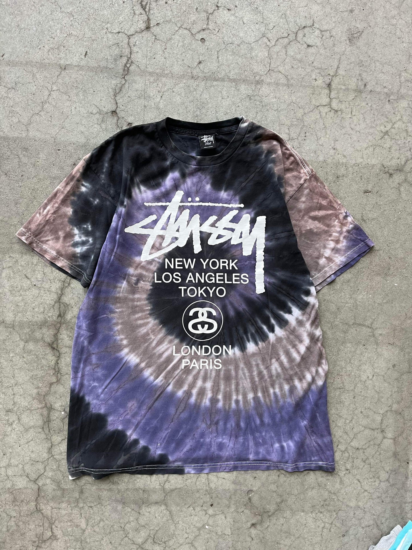 (L/XL) Stussy Tie Dye Tee