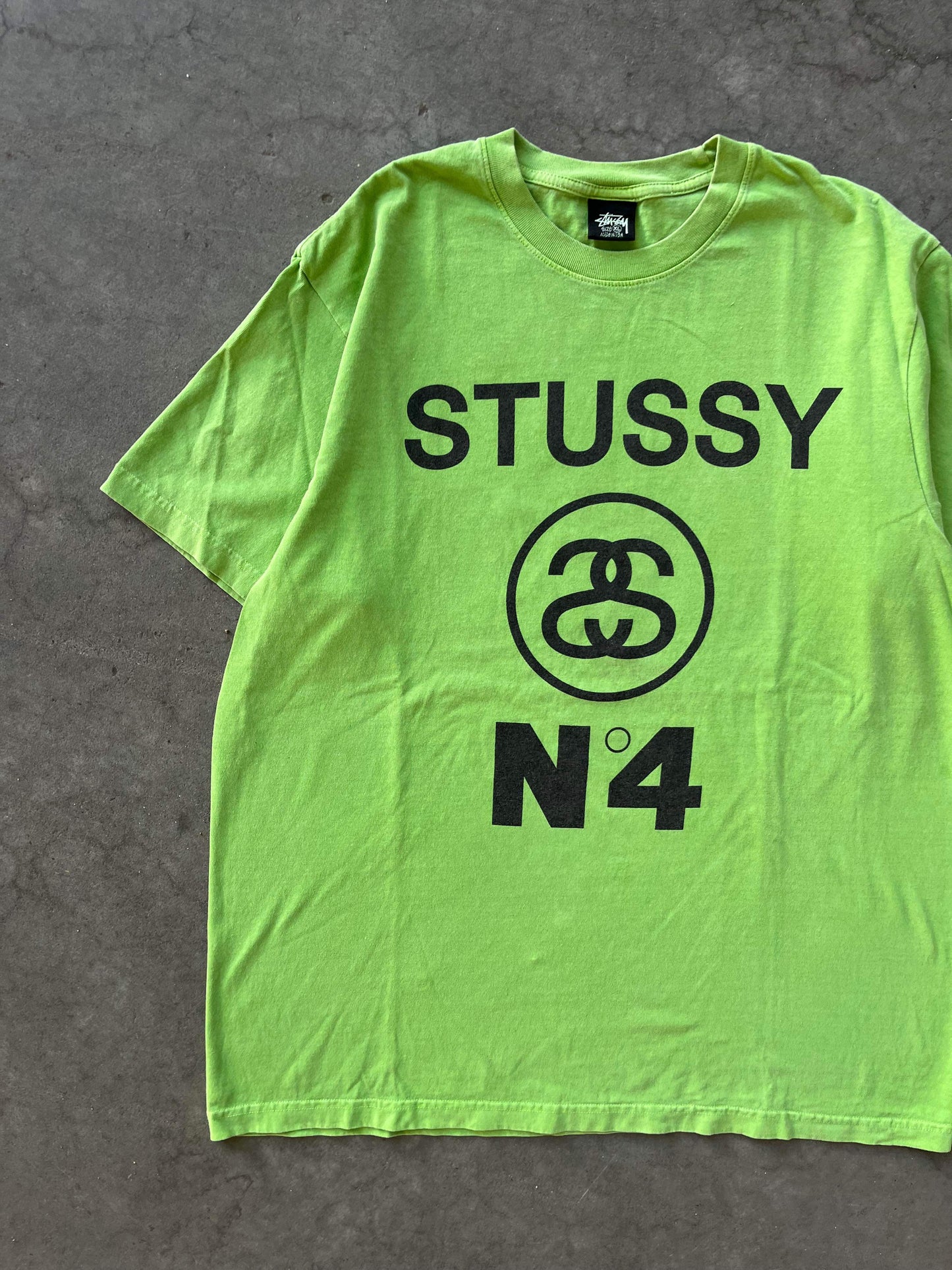 (XL/2X) Stussy Green n4 Tee