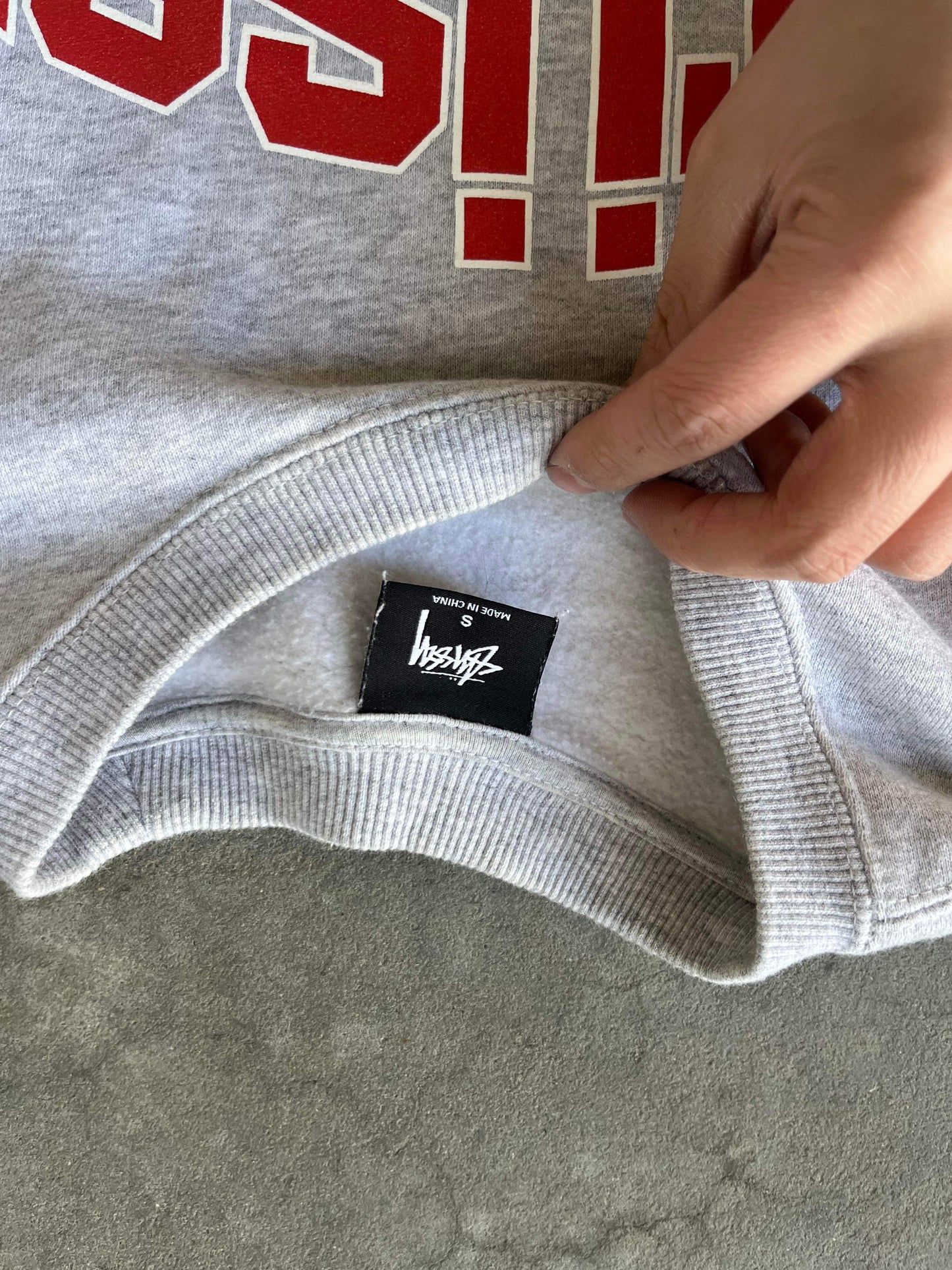 (S) Stussy Script Crewneck