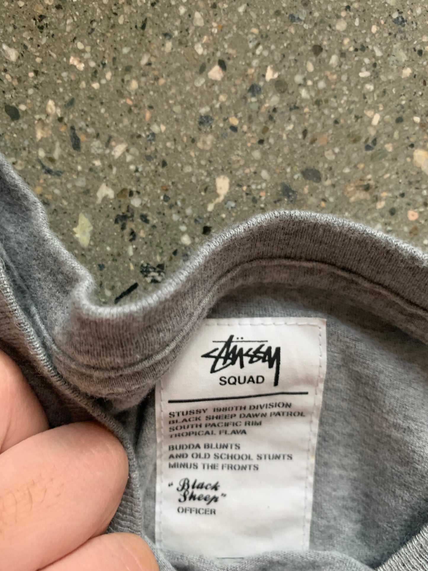 (M/L) Stussy Black Sheep LS