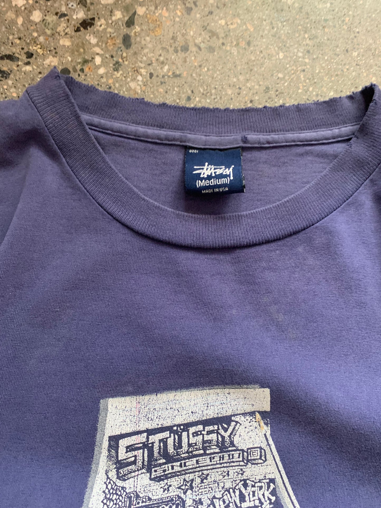 (S) 90’s Stussy Navy Tee