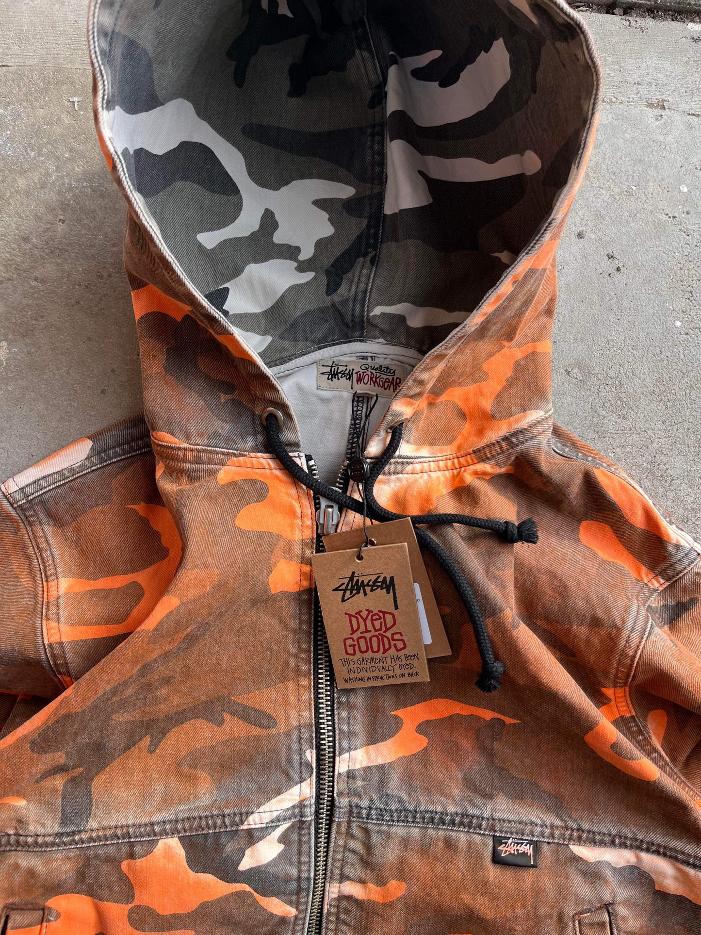 (XS/S) Stussy Camo Workwear Jacket BNWT