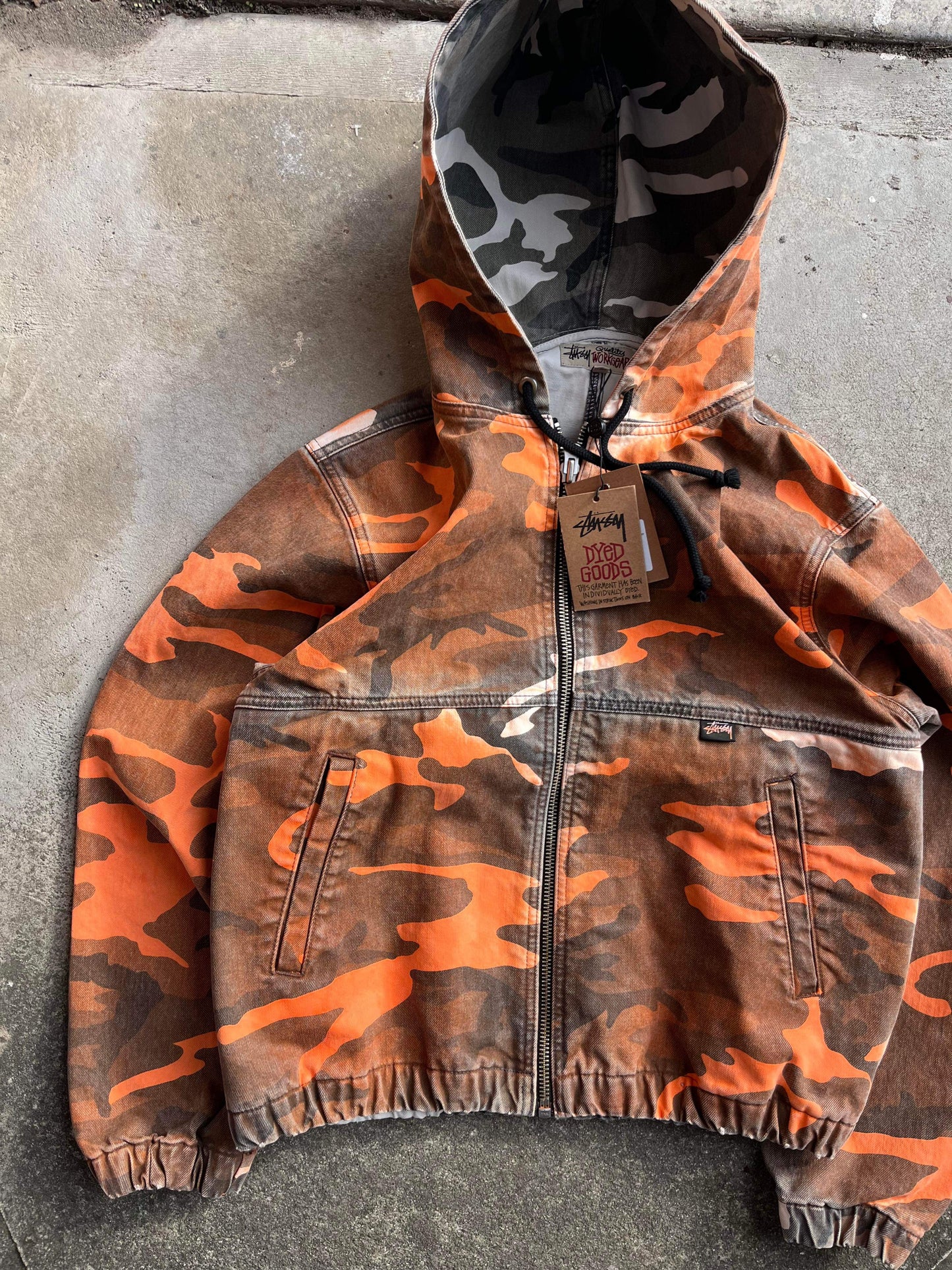 (XS/S) Stussy Camo Workwear Jacket BNWT