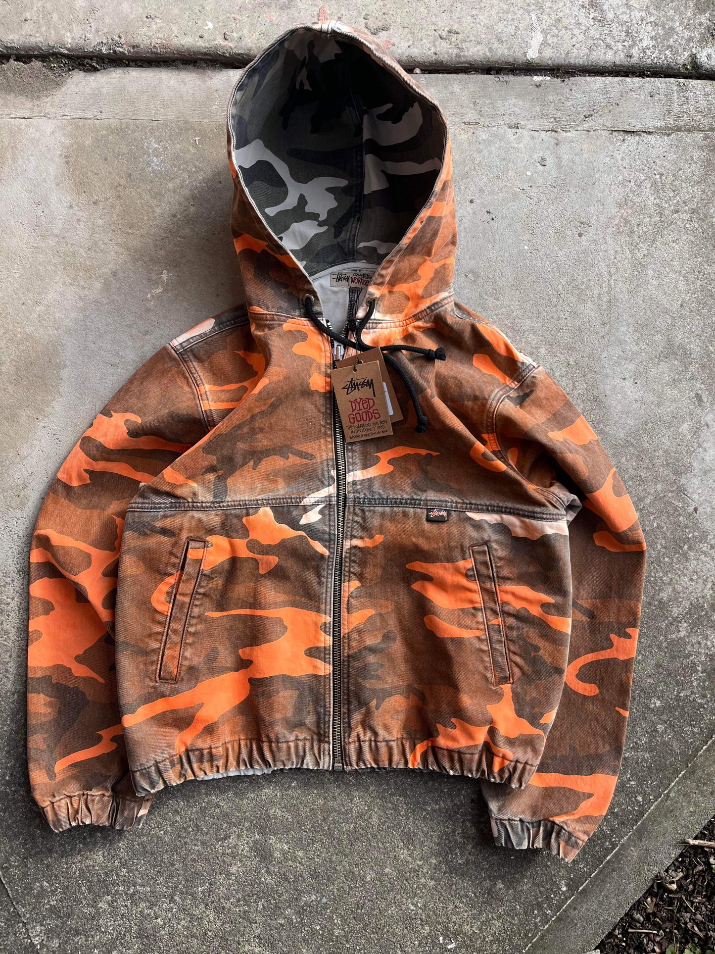 (XS/S) Stussy Camo Workwear Jacket BNWT