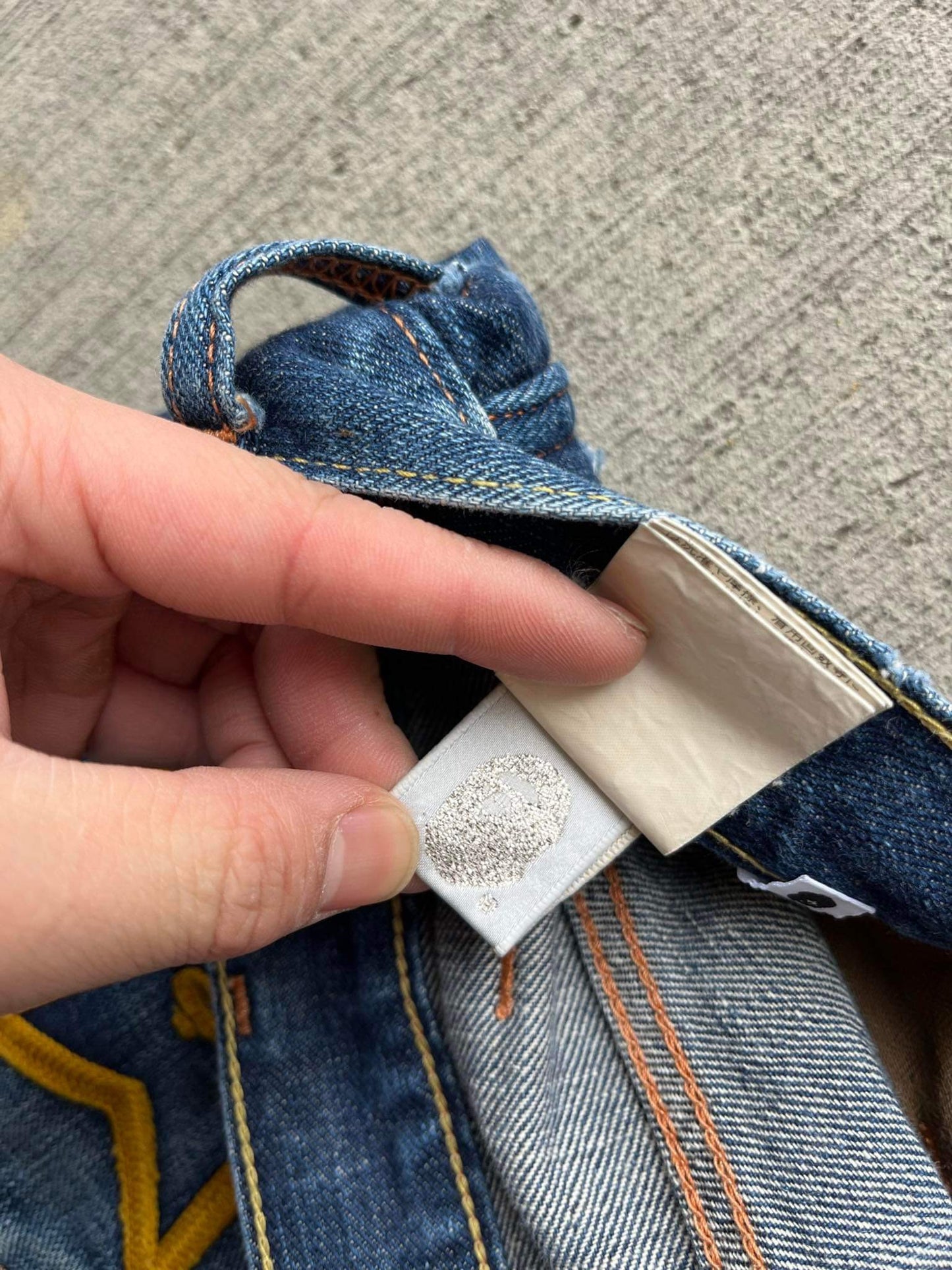 (32”) OG Bape Made in Japan Denim Jeans