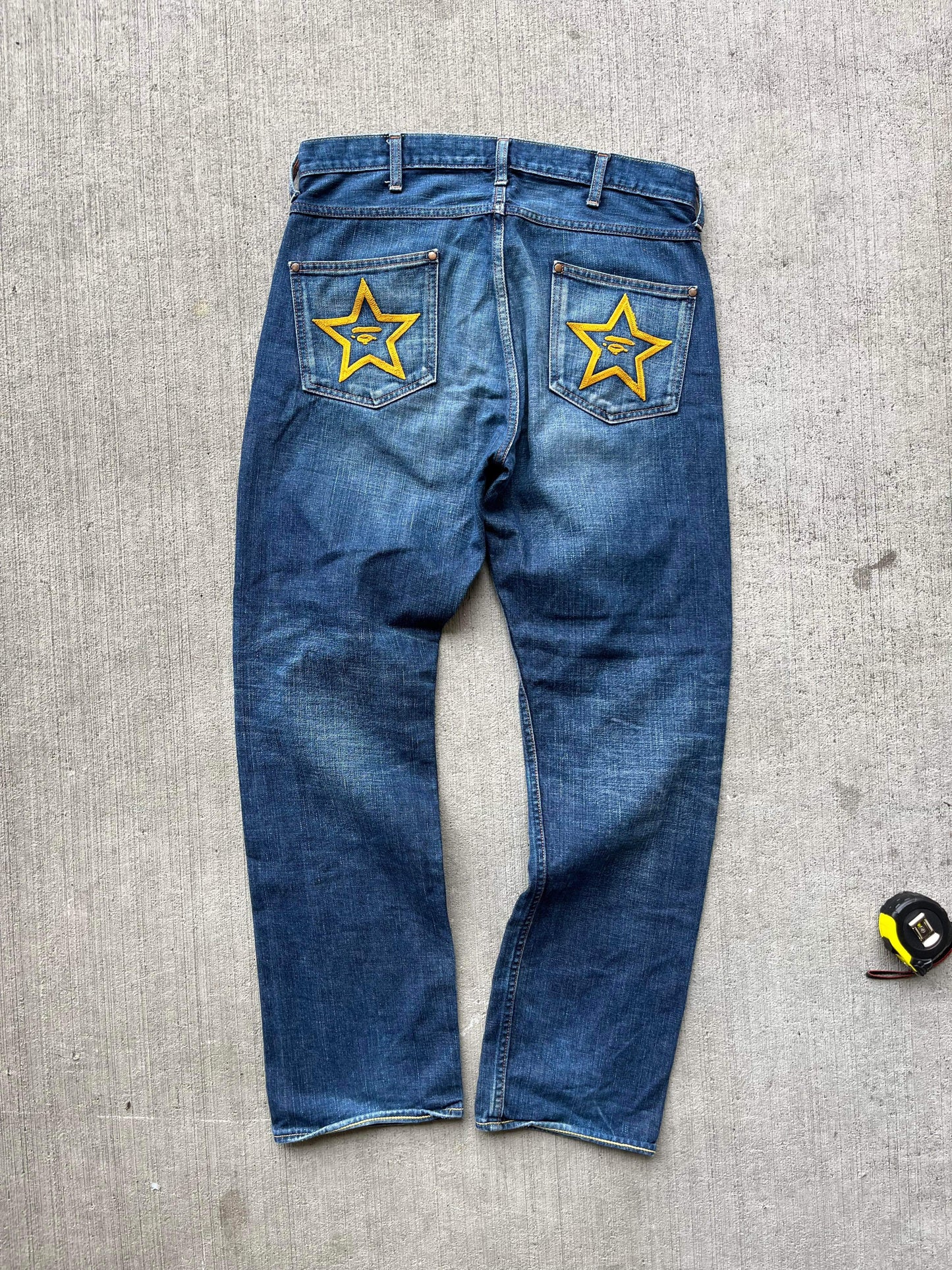 (32”) OG Bape Made in Japan Denim Jeans
