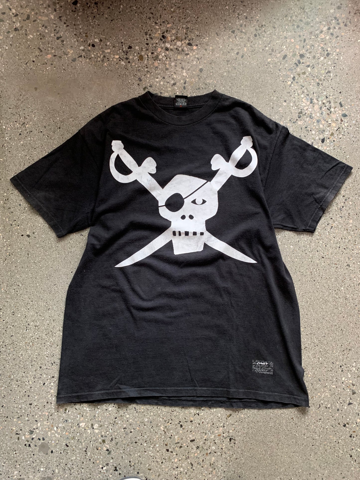 (L) Mid 2000s Stussy Pirate Tee