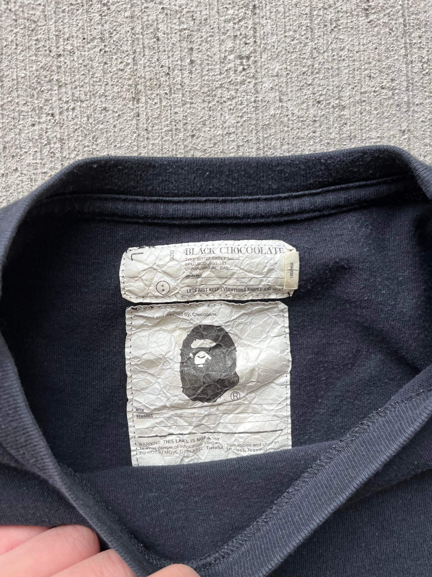 (L) Bape x Chocoolate Tee
