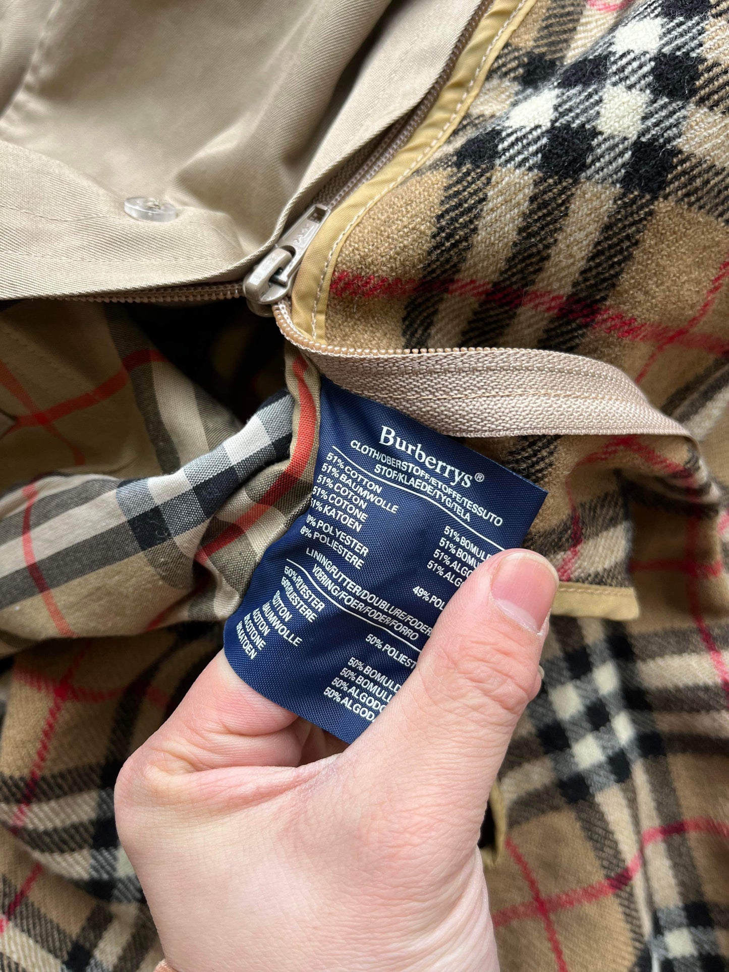 (M) 1980s Burberry Trench Coat