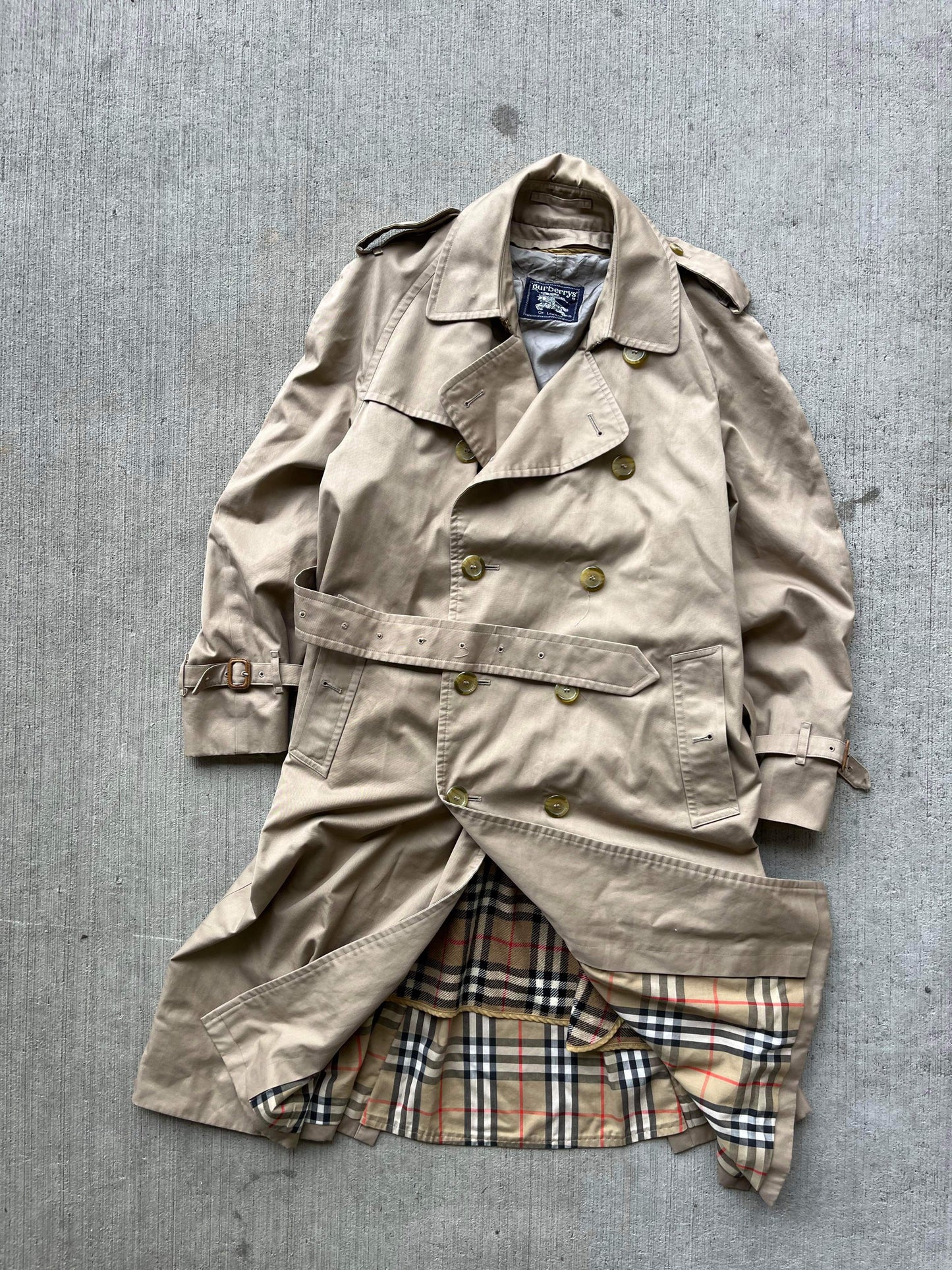 (M) 1980s Burberry Trench Coat