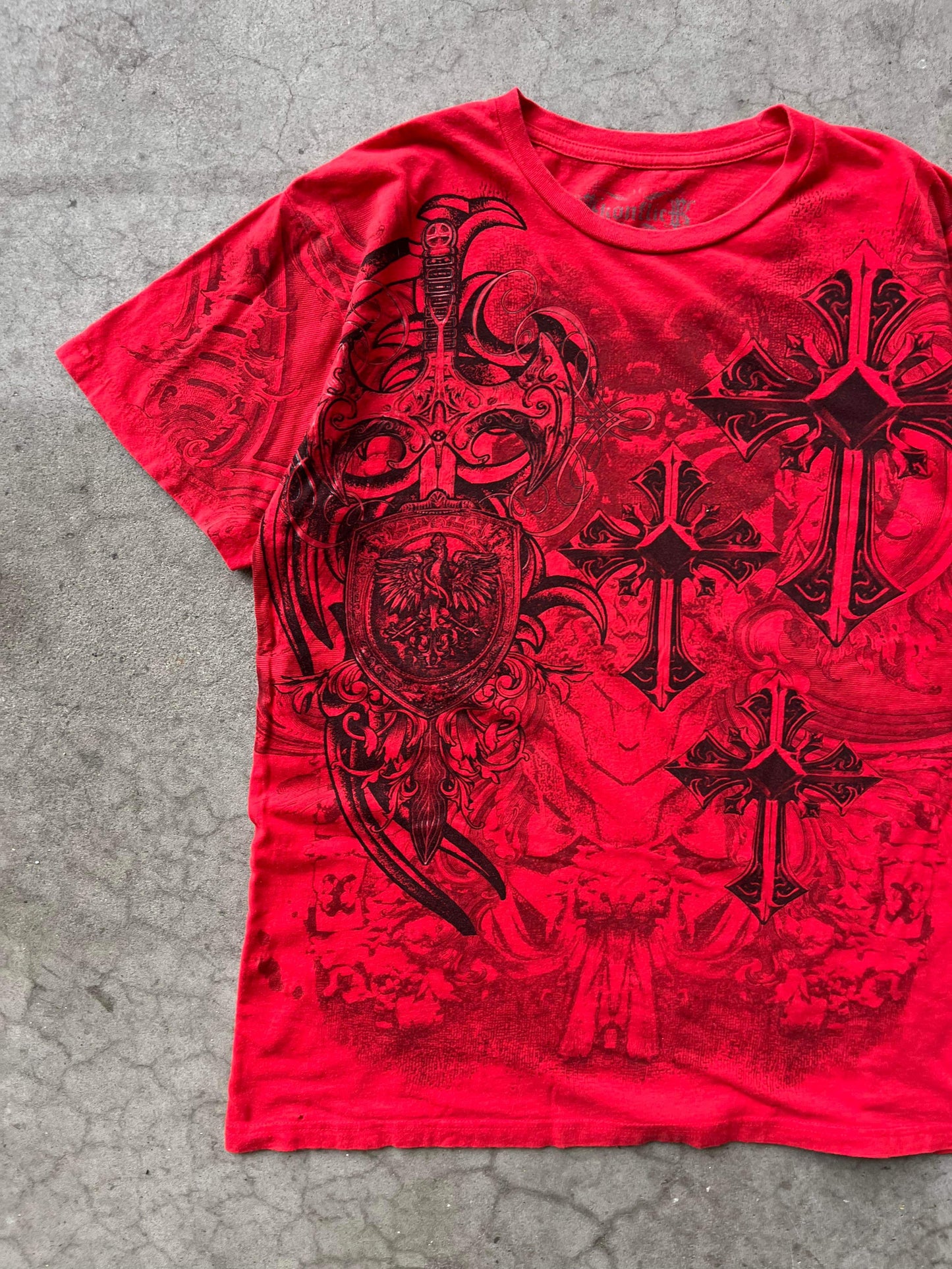(XL) Y2K Sword Tee Doublesided