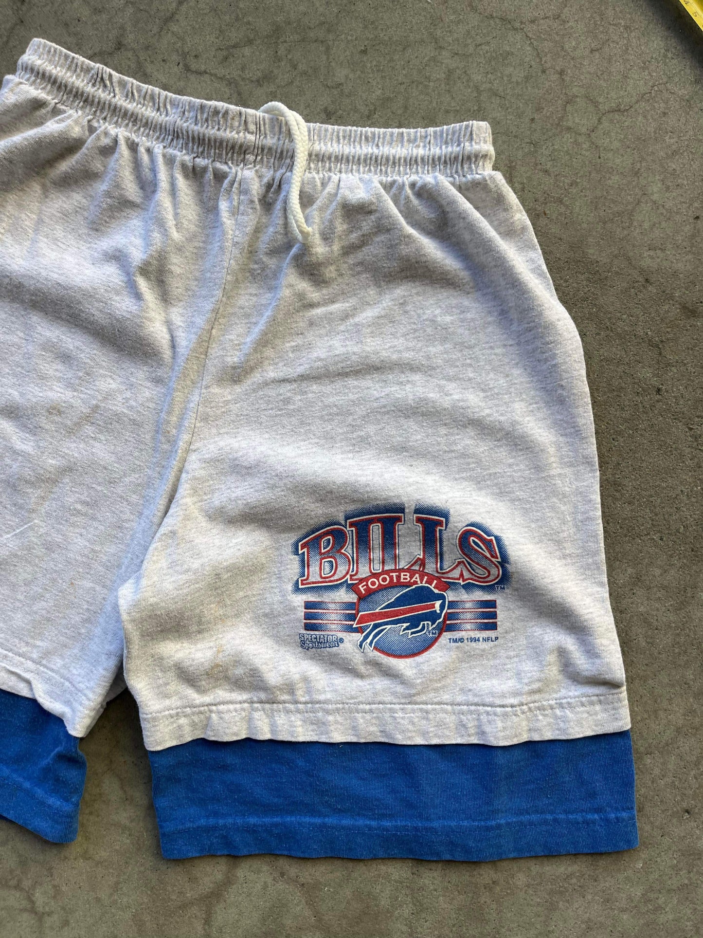 (M) 1994 Trench Buffalo Bills Double Layer Shorts
