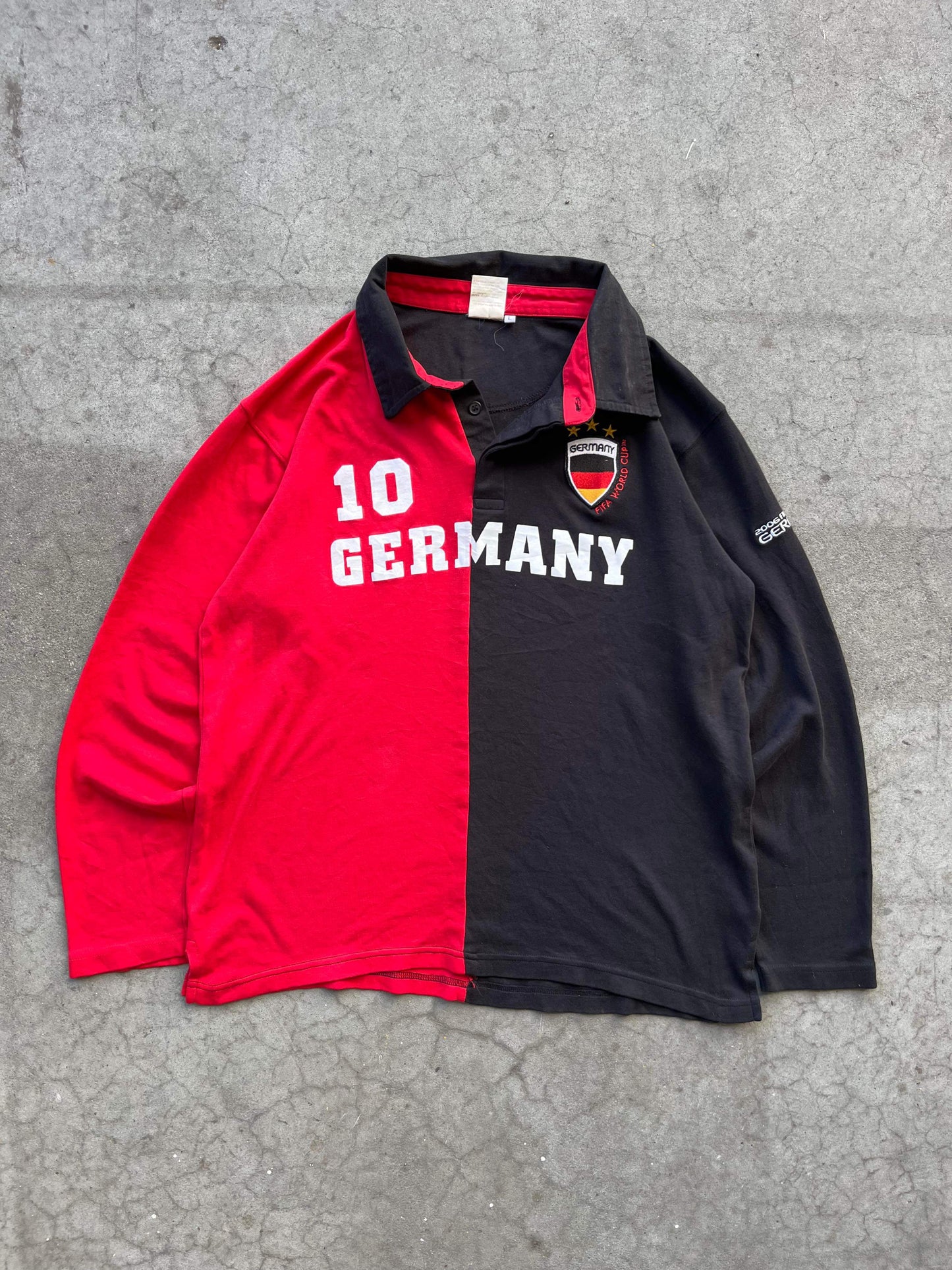(L/XL) 2006 Worldcup Germany Polo Style LS