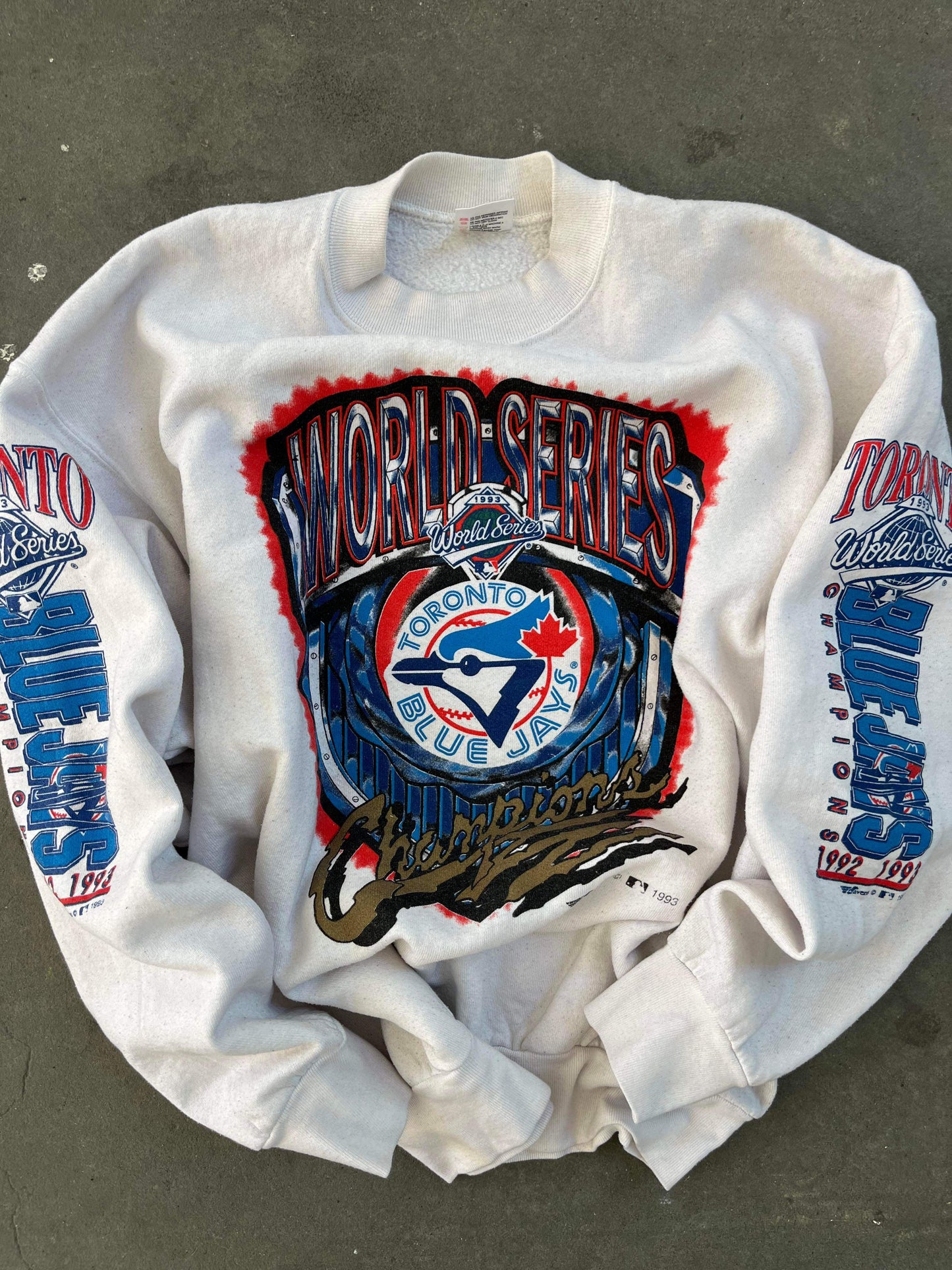 (XL/2X) 1993 Toronto Blue Jays World Series Doublesided