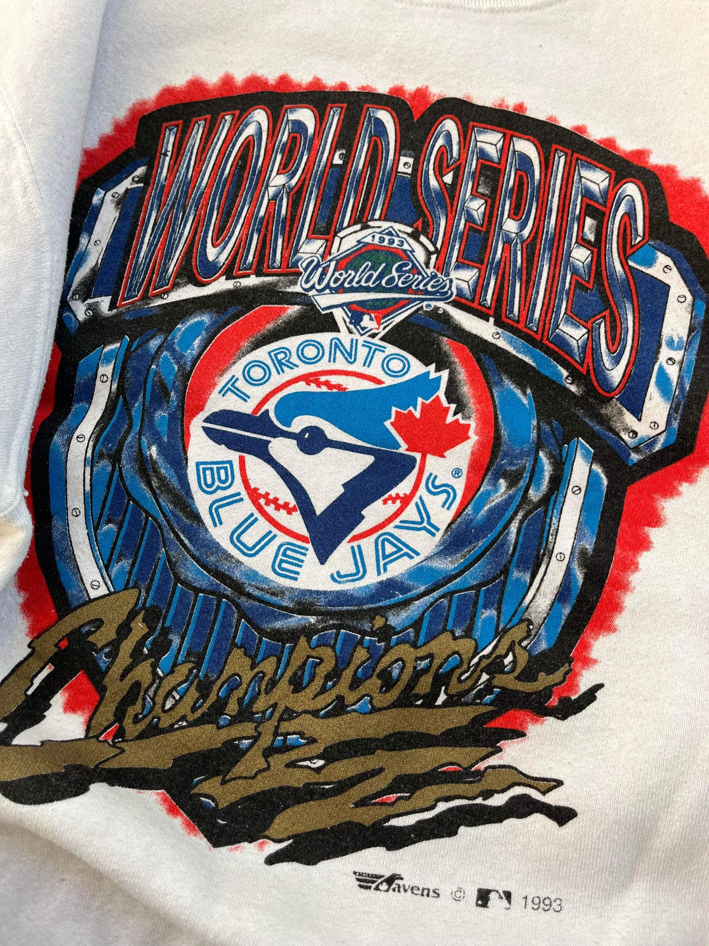 (XL/2X) 1993 Toronto Blue Jays World Series Doublesided