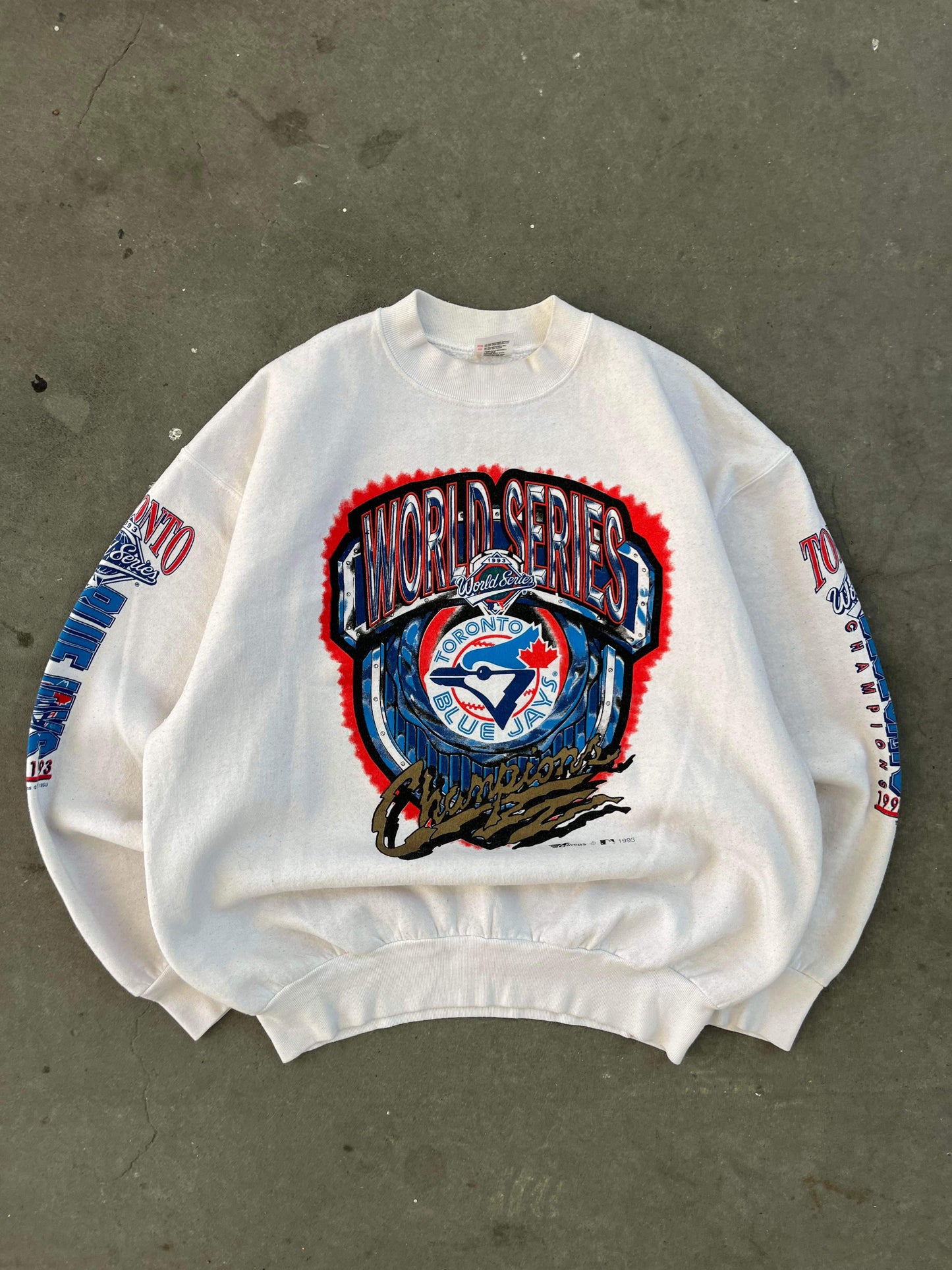 (XL/2X) 1993 Toronto Blue Jays World Series Doublesided