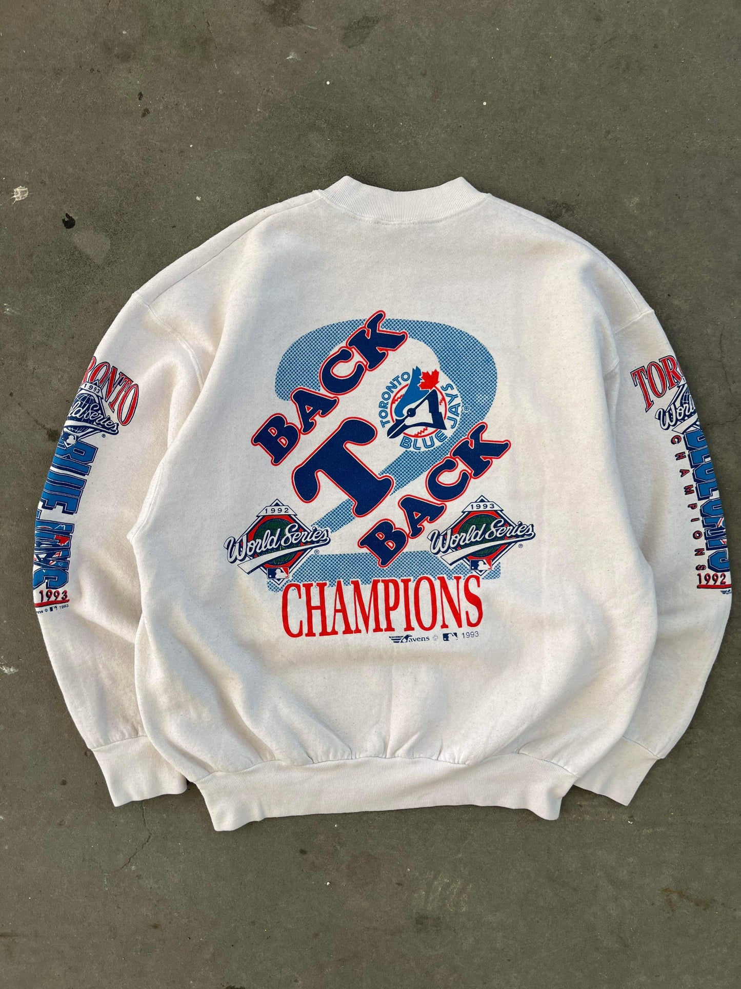 (XL/2X) 1993 Toronto Blue Jays World Series Doublesided