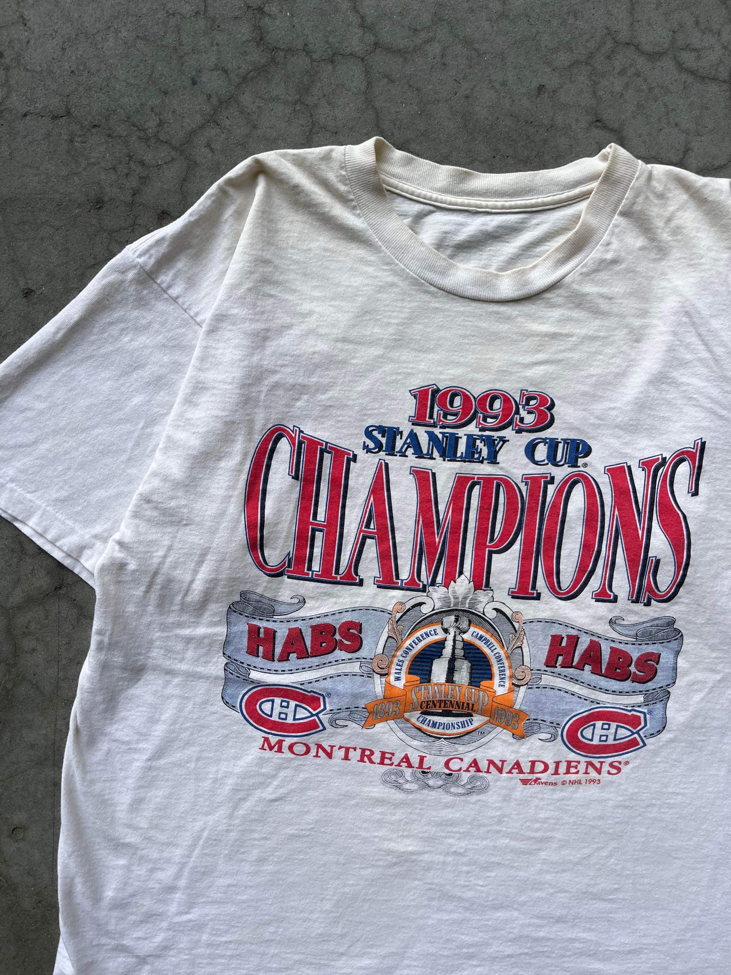 (XL/2X) 1993 Habs Champs Tee