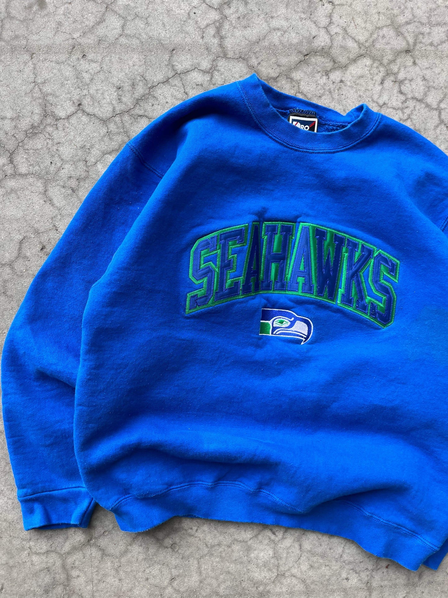 (S) 90’s Pro Player Seattle Seahawks Crewneck