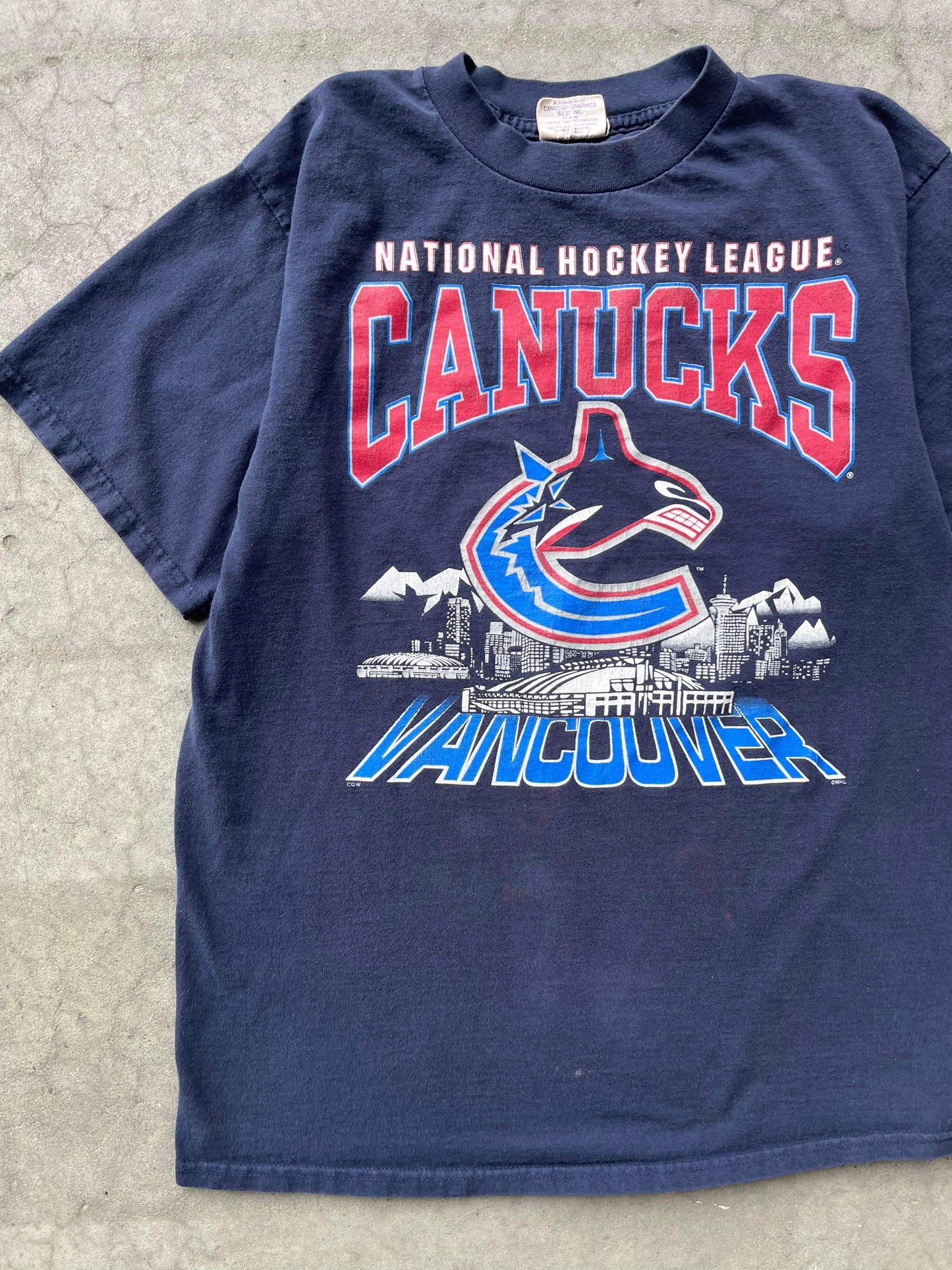 (L) Vintage Vancouver Canucks Tee
