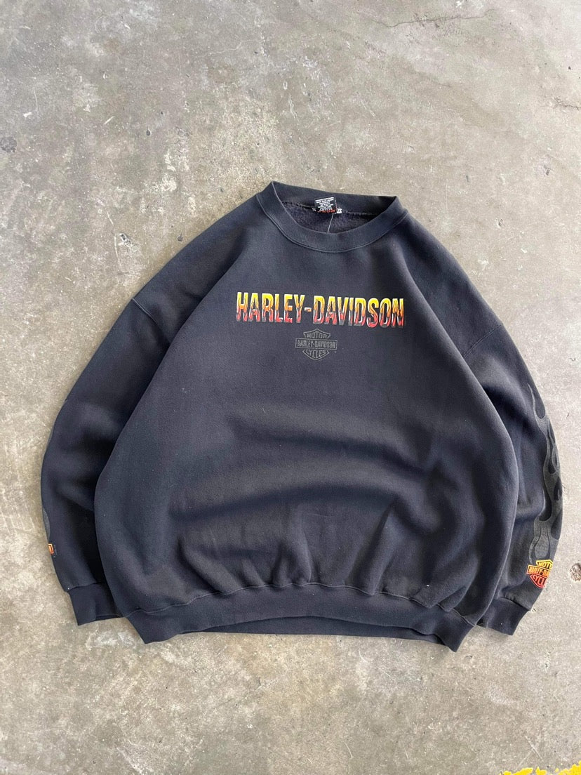 (2X) Harley Davidson Lightning & Eagle