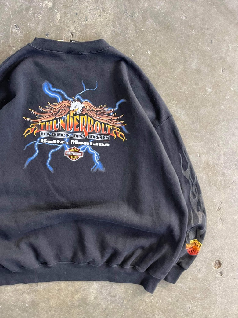 (2X) Harley Davidson Lightning & Eagle