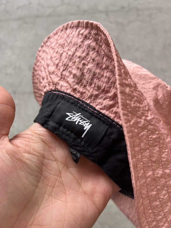 (OSFA) Stussy Pink Bucket Hat
