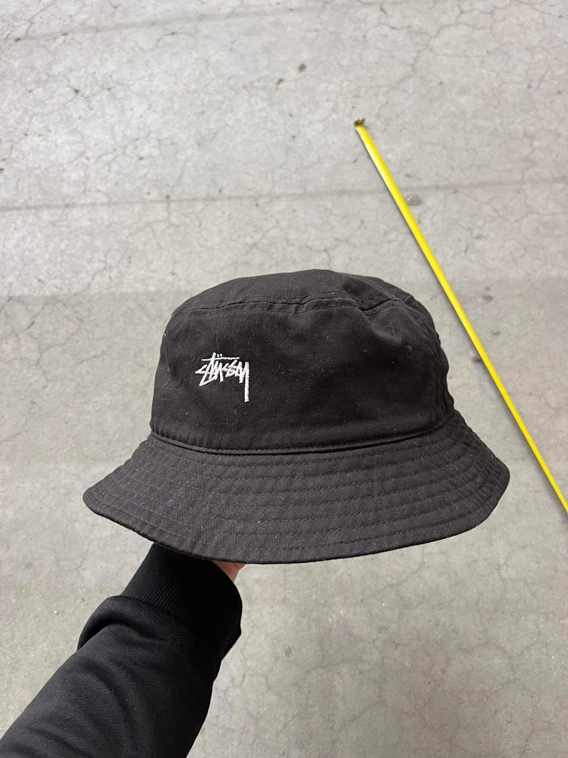 (OS) Stussy Black Bucket Hat