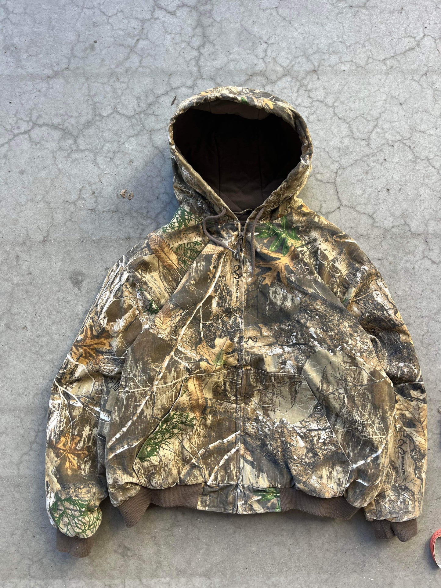 (2X) Real Tree Hooded Workwear Jacket
