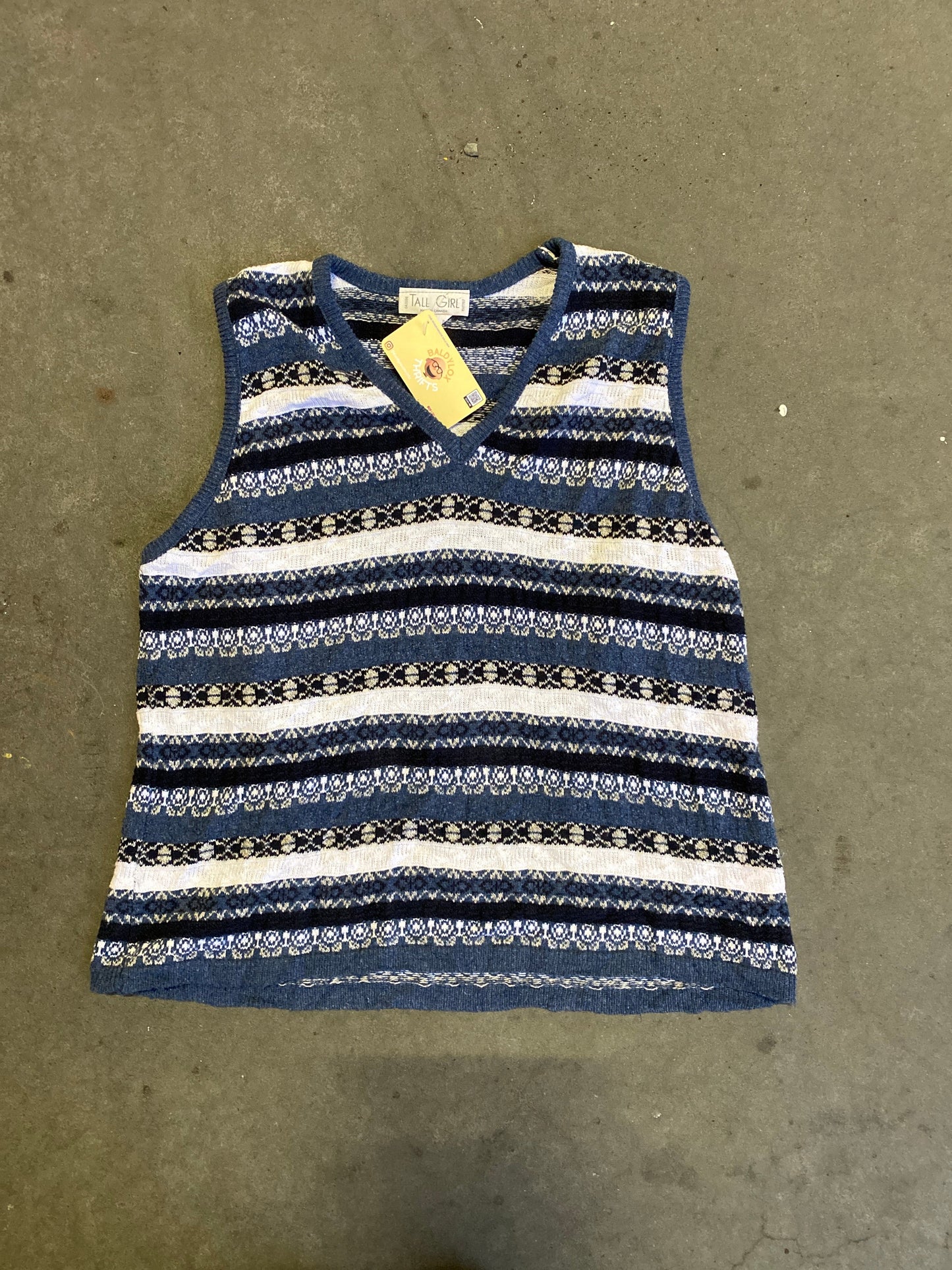 ~ (M) 90’s Textured Vest Knit