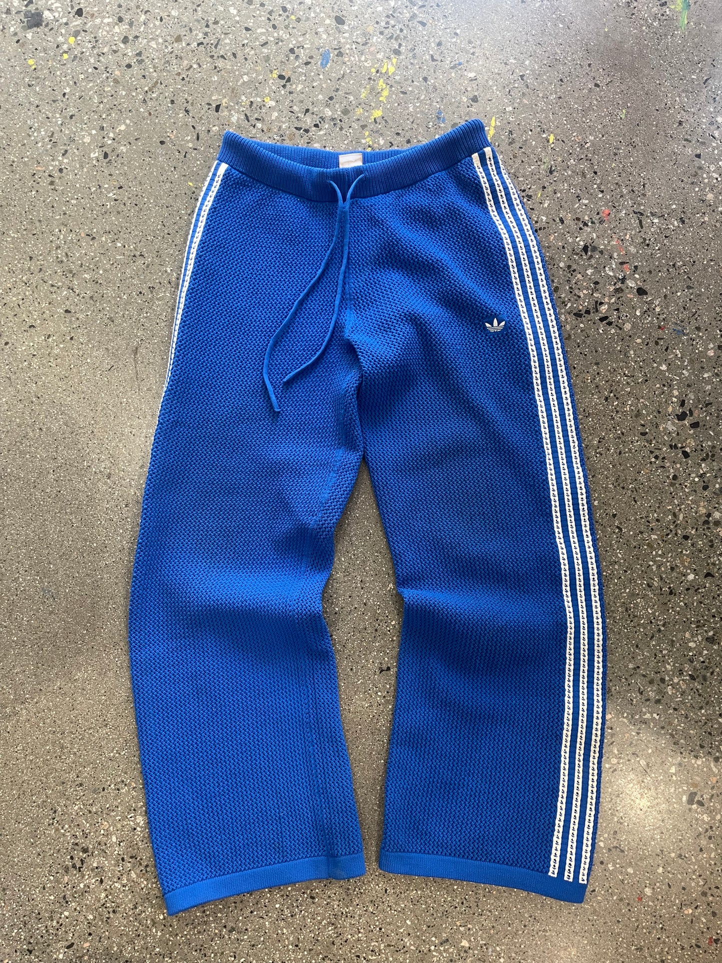 (M) Adidas Knitted Crotchet Firebird Pants