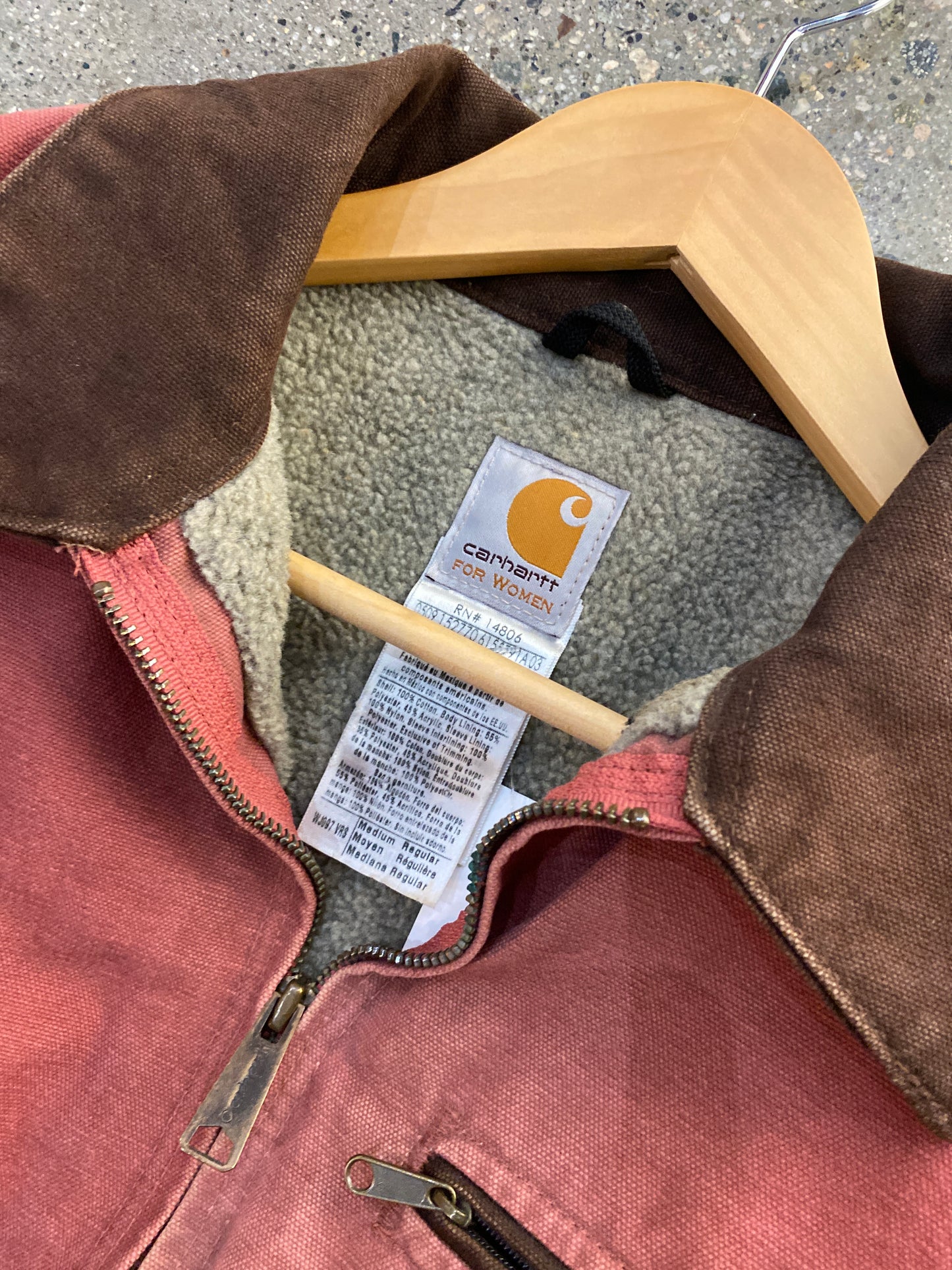 (Womens M) Rare Carhartt Detroit Rose