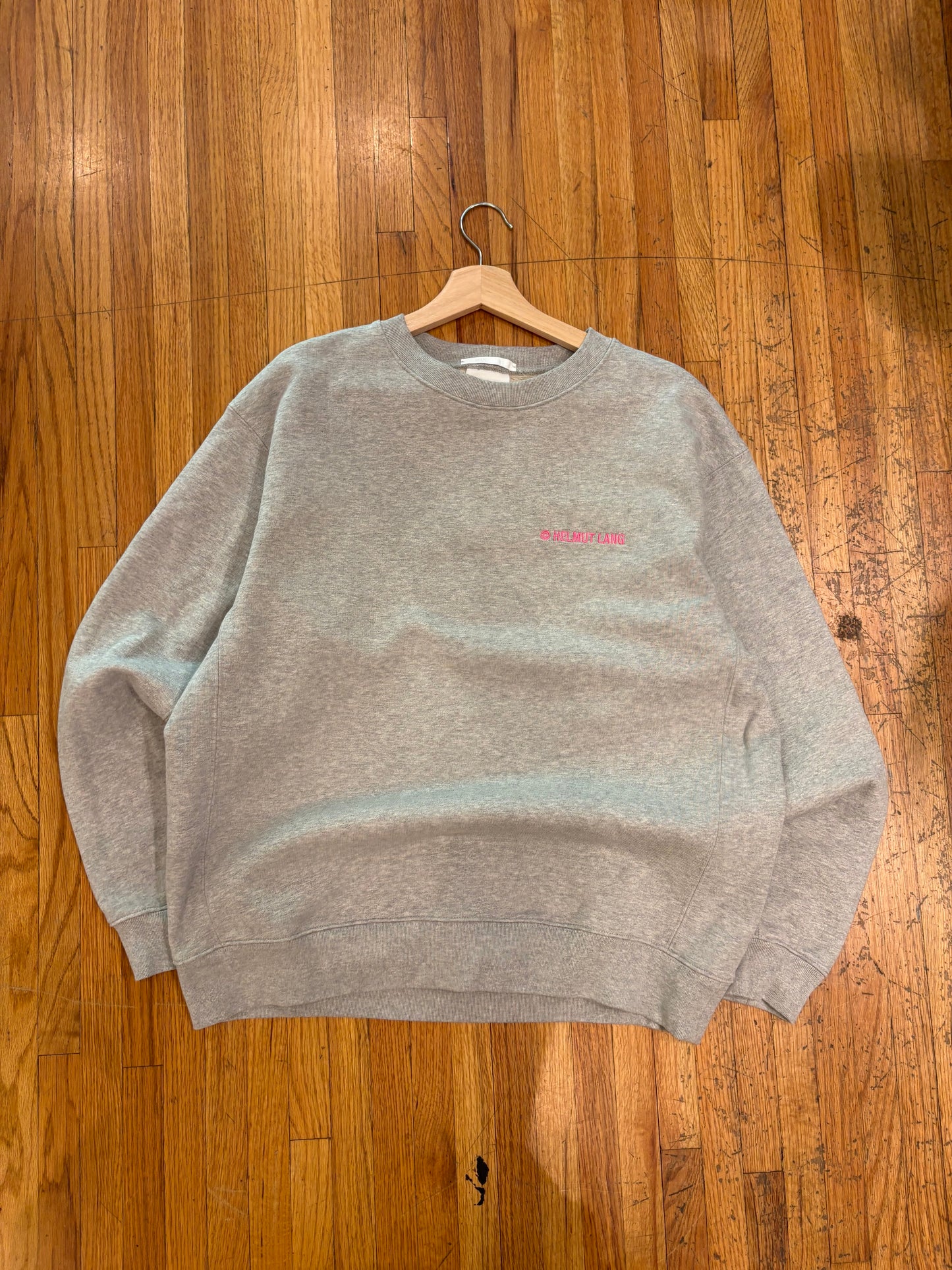 Ar42| (M/L) Helmut Lang Script Crewneck