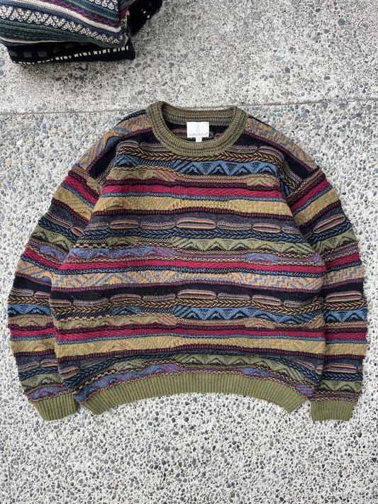 (L) Vintage Cotton Wool Textured 3D Knit