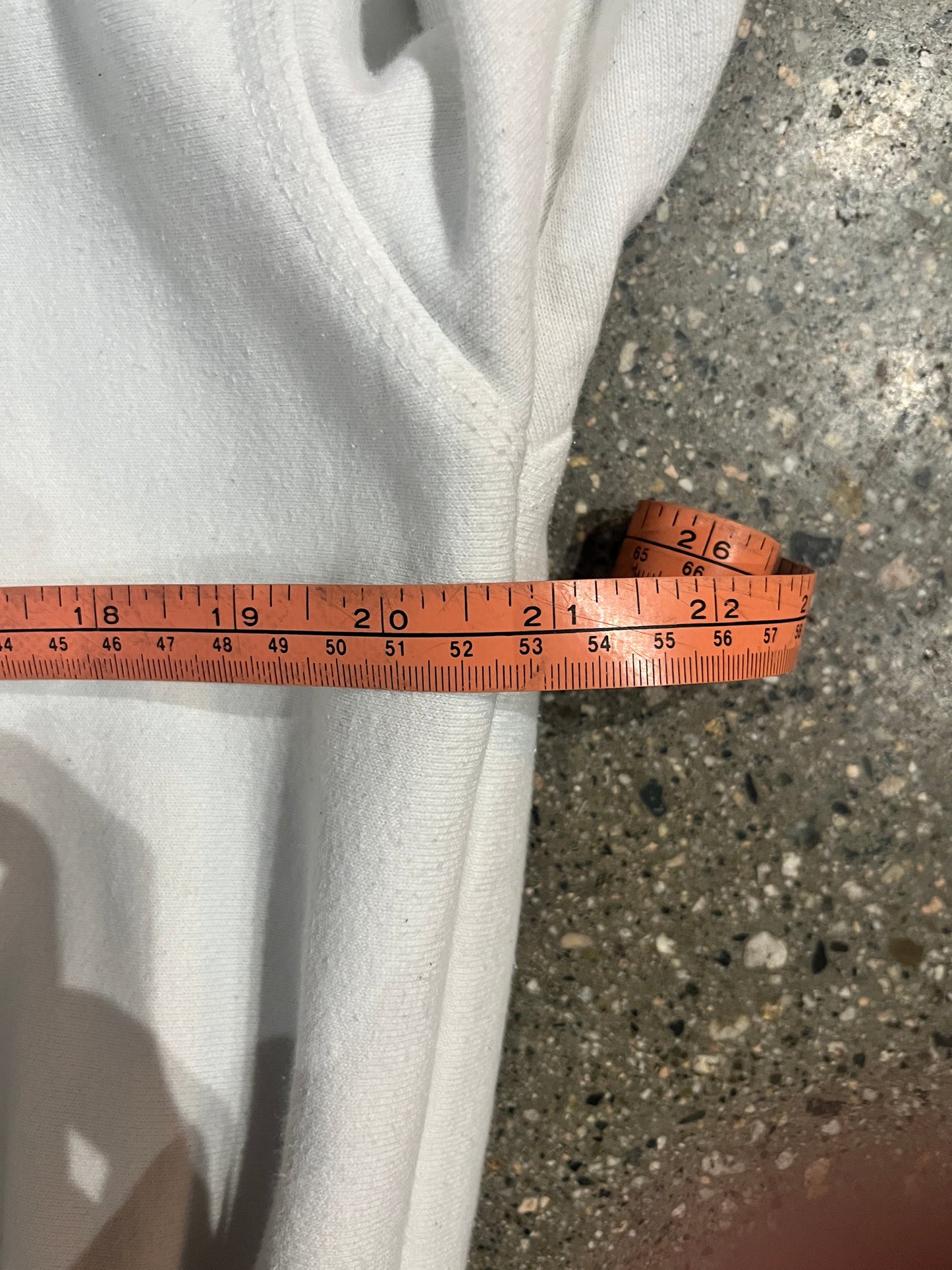 (S) Stussy White Script Hoodie