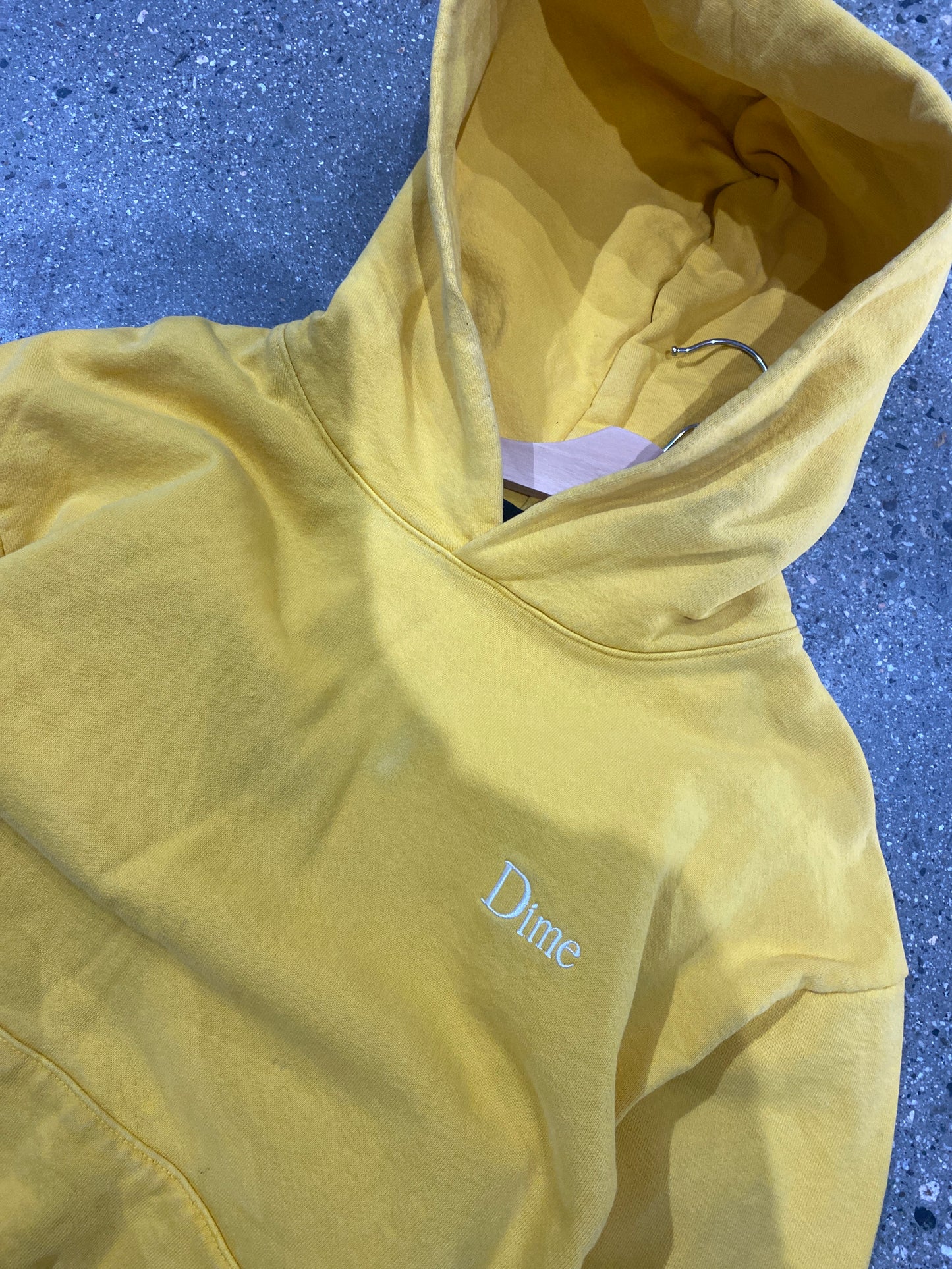 (M) Dime Hoodie Yellow