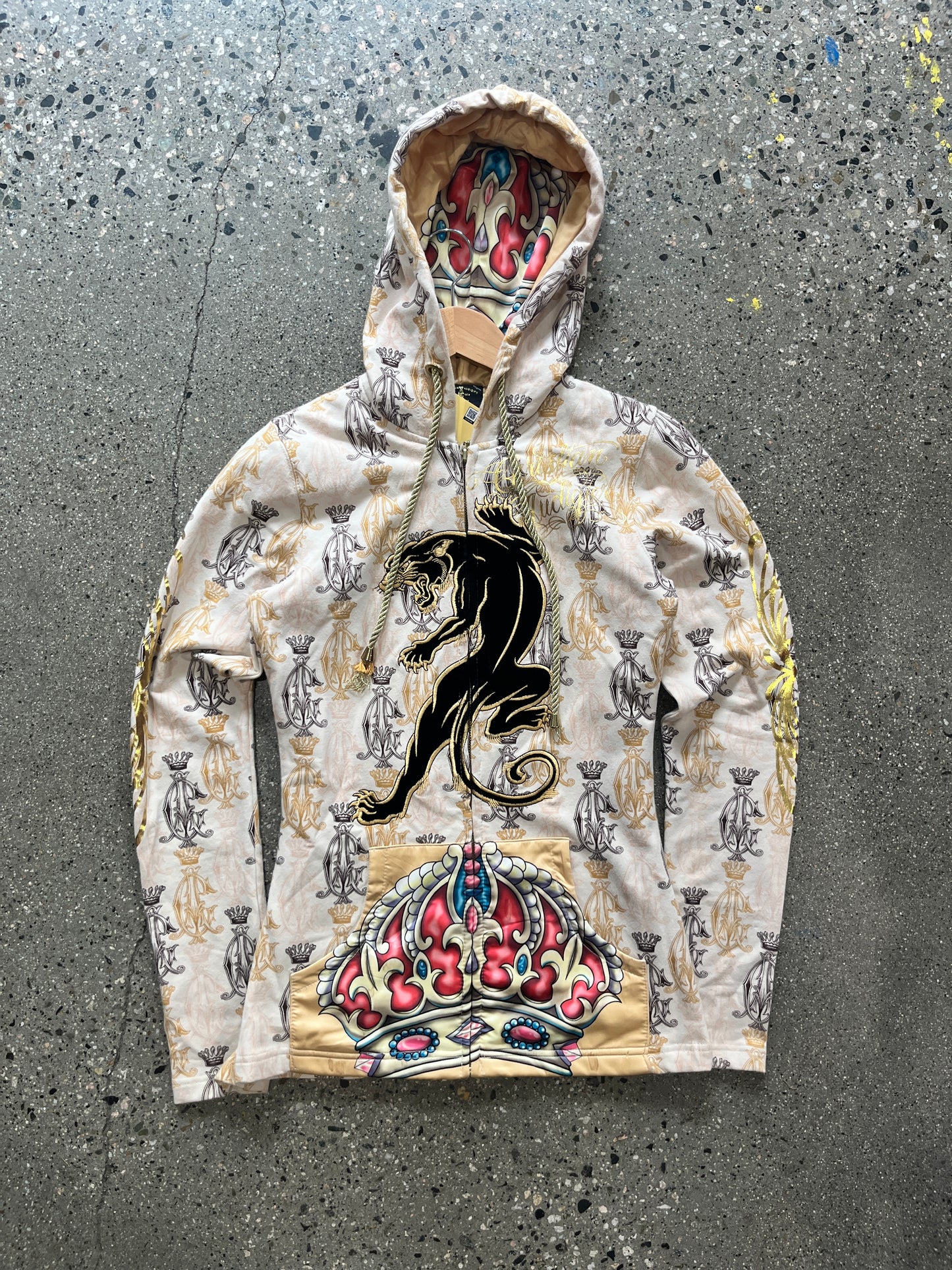 (Women’s S) Christian Audigier Women’s AOP Hoodie