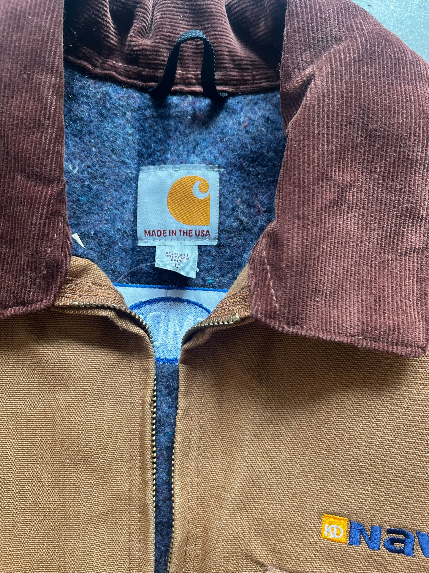(L) Carhartt Detroit MADE IN USA JACKET