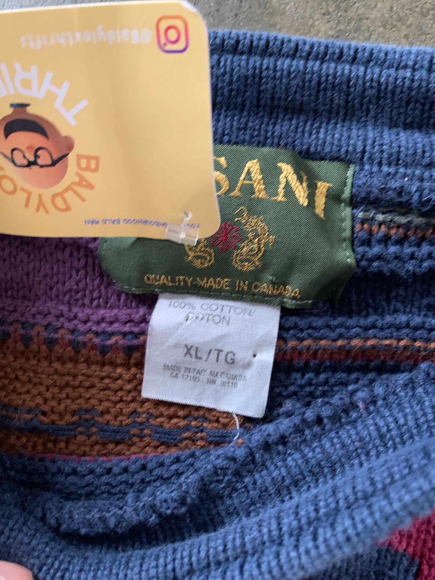 (XL) 90’s Tosani Coogi Style Knit