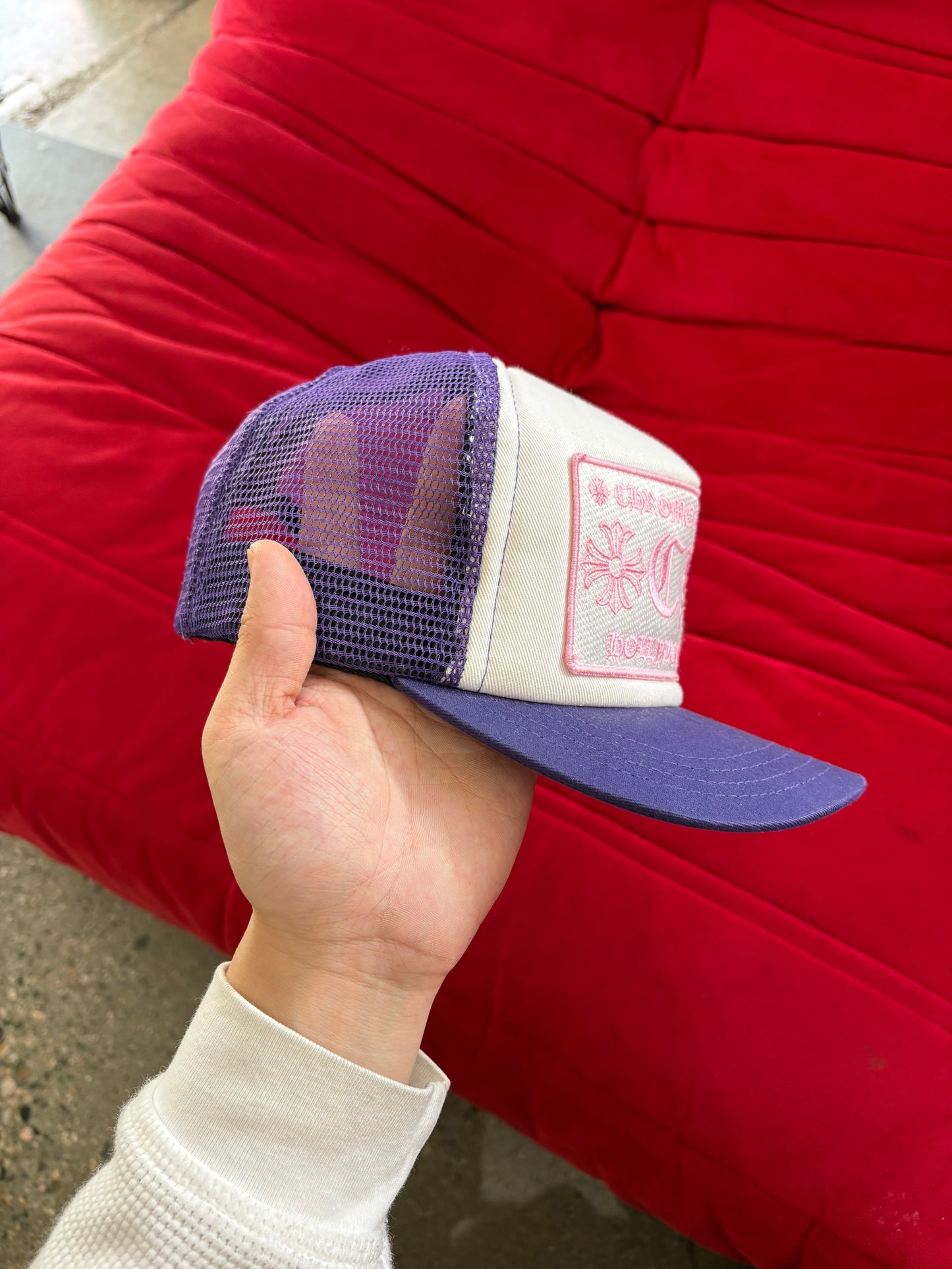 (OS) Chrome Hearts Rare Hollywood Purple Trucker