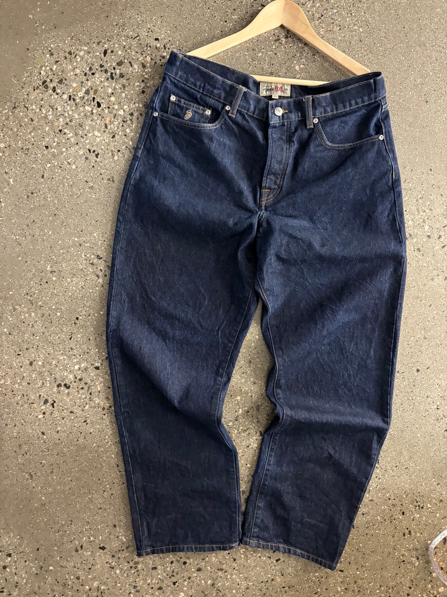 (32”) Stussy Big Ol’ Raw Denim